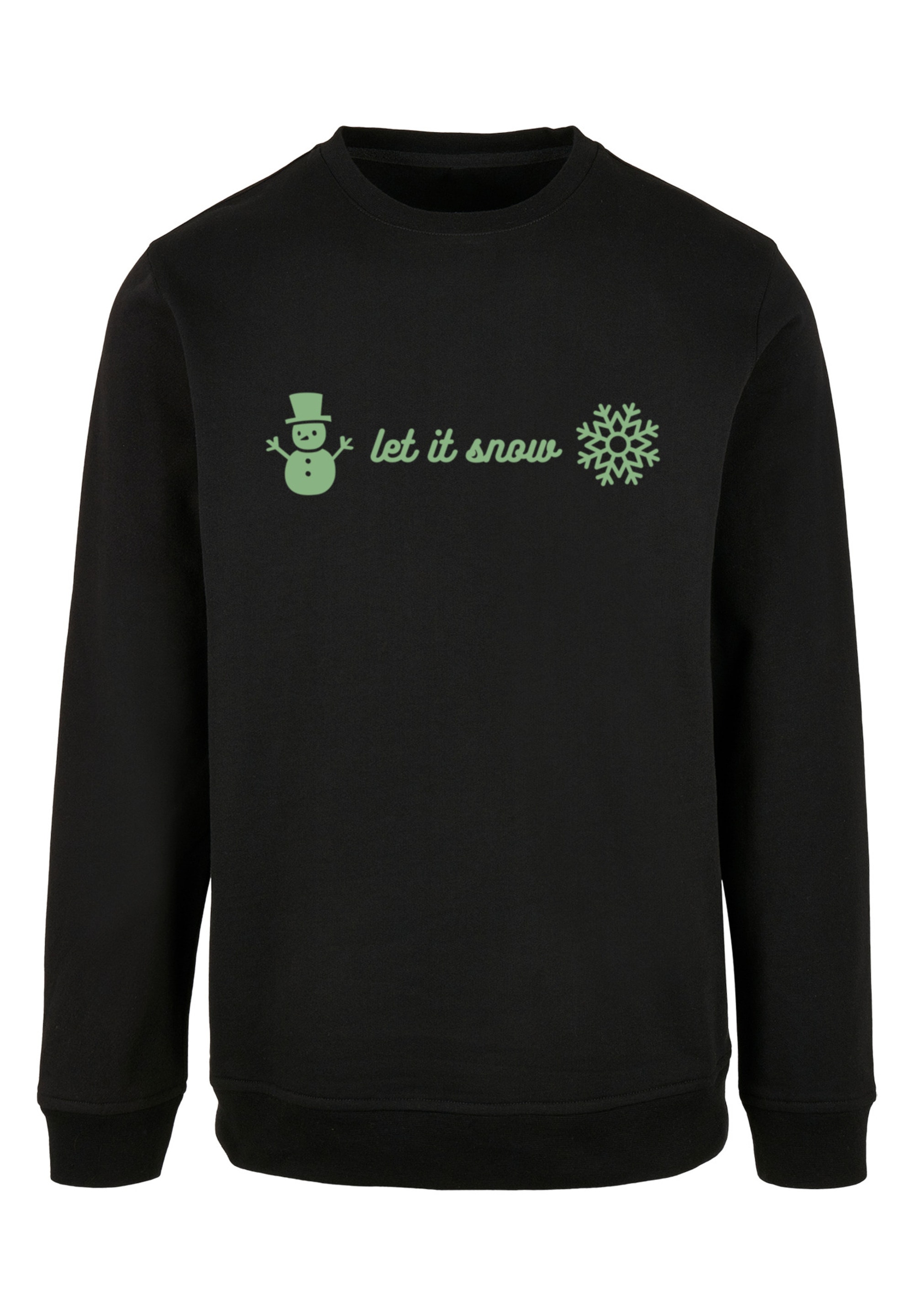 F4NT4STIC Kapuzenpullover »Let It Snow Weihnachten«, Print
