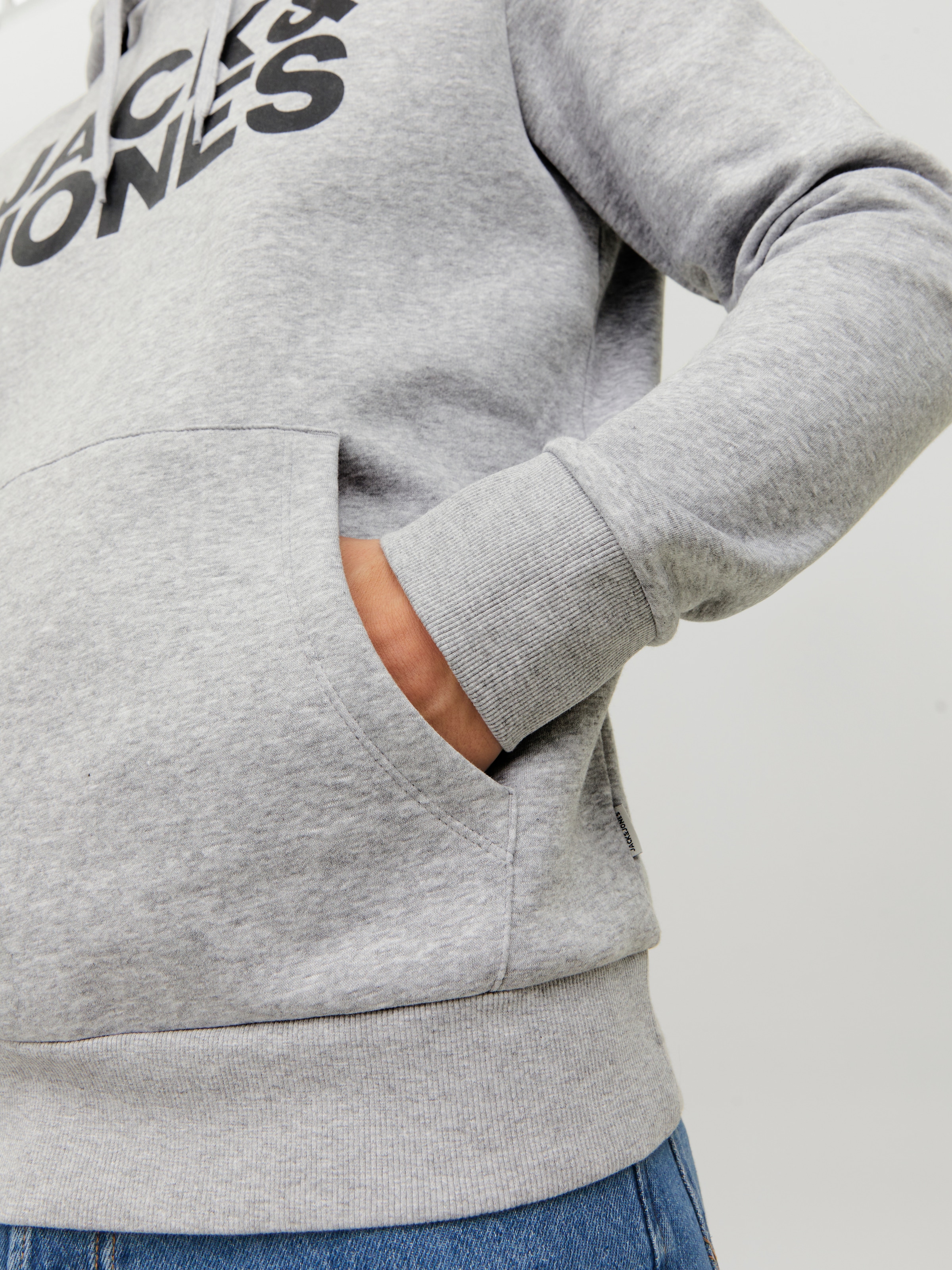 Jack & Jones Kapuzensweatshirt »JJECORP LOGO SWEAT HOOD NOOS«, Baumwollmischung, regular fit
