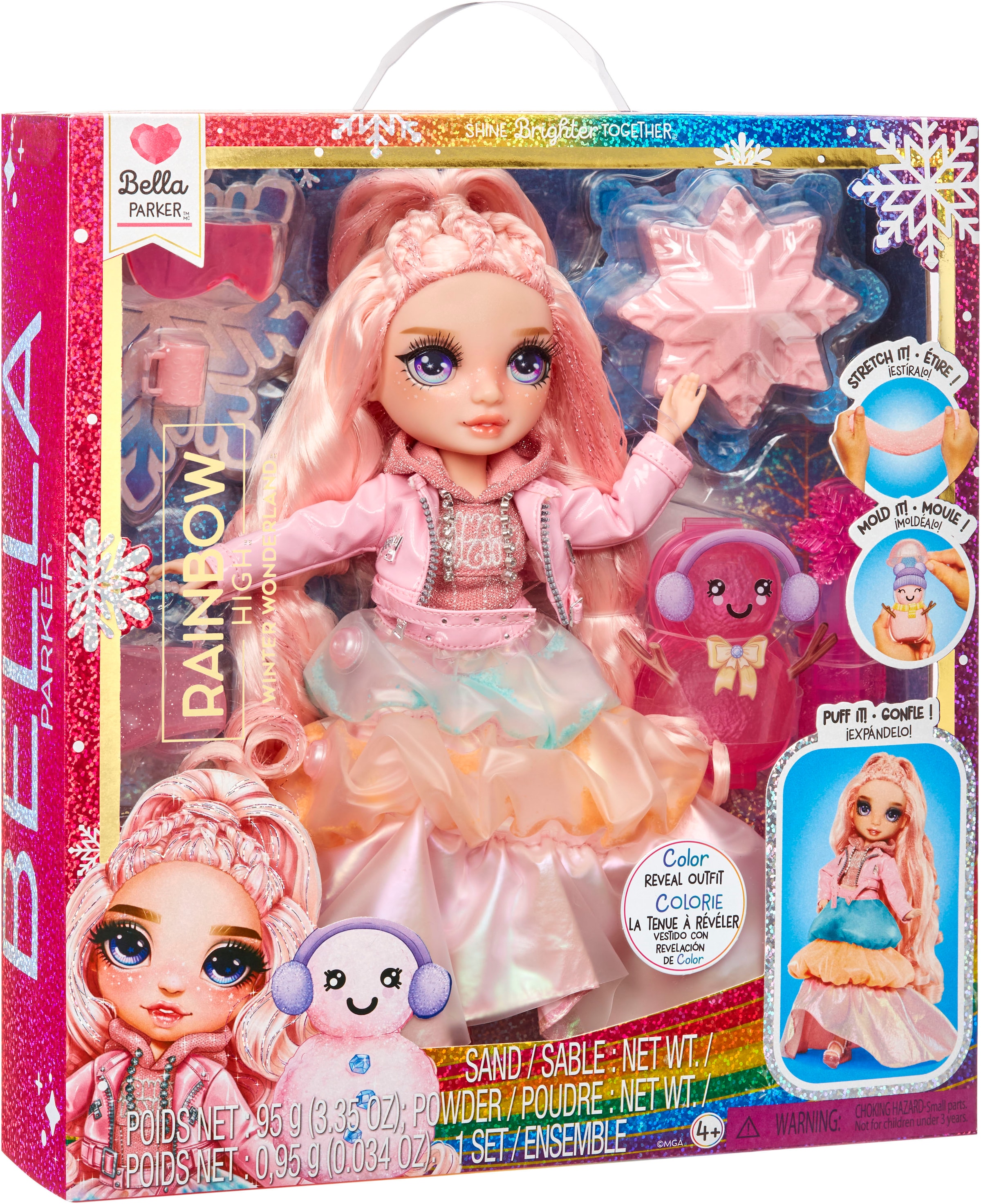 RAINBOW HIGH Anziehpuppe »Winter Wonderland Doll - Bella (Pink)«