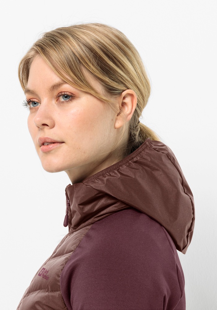 Thumbnail - Jack Wolfskin Daunenjacke "TASMAN DOWN HYBRID W" mitKapuze