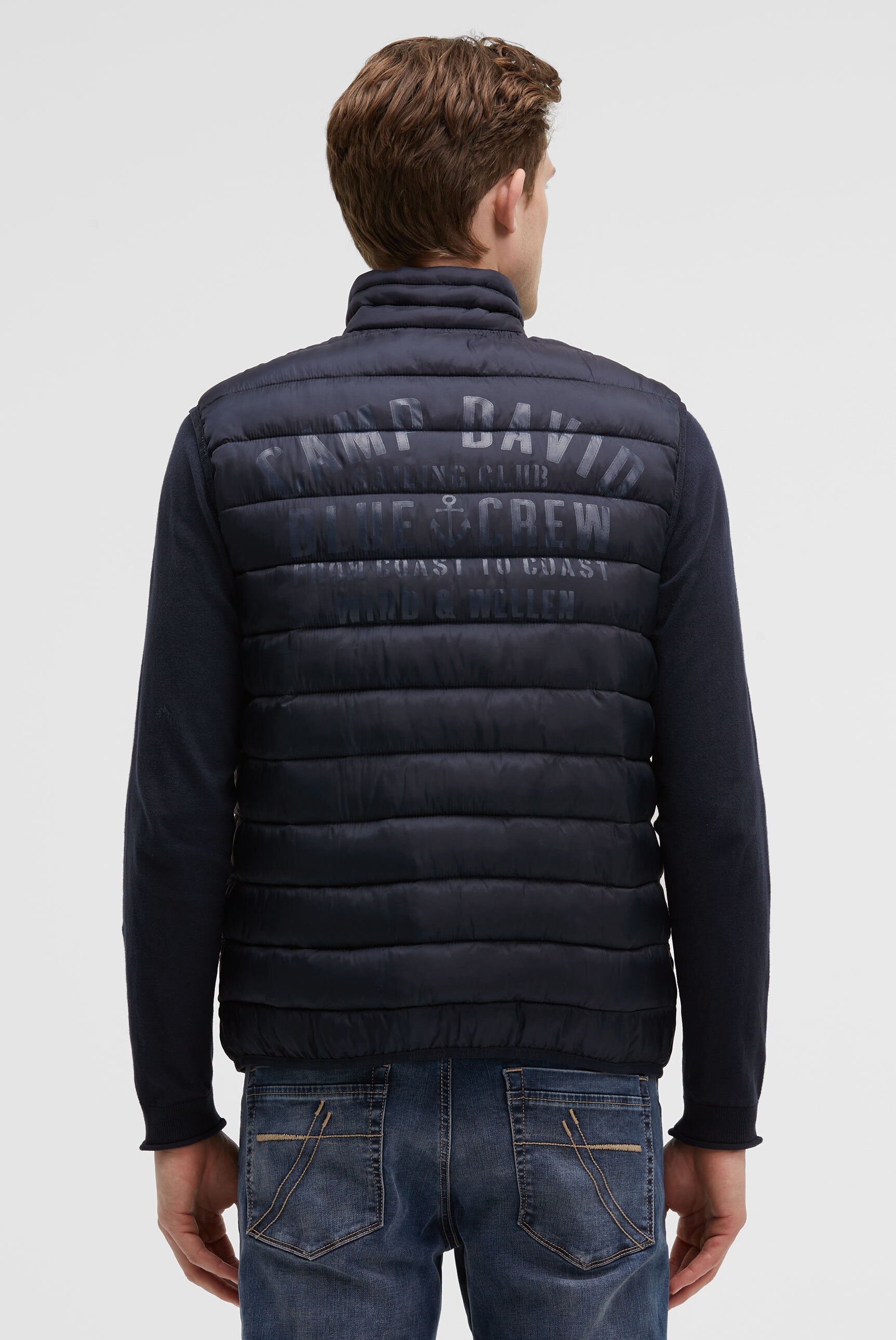 CAMP DAVID Steppweste mit elastischem Saumabschluss günstig online kaufen