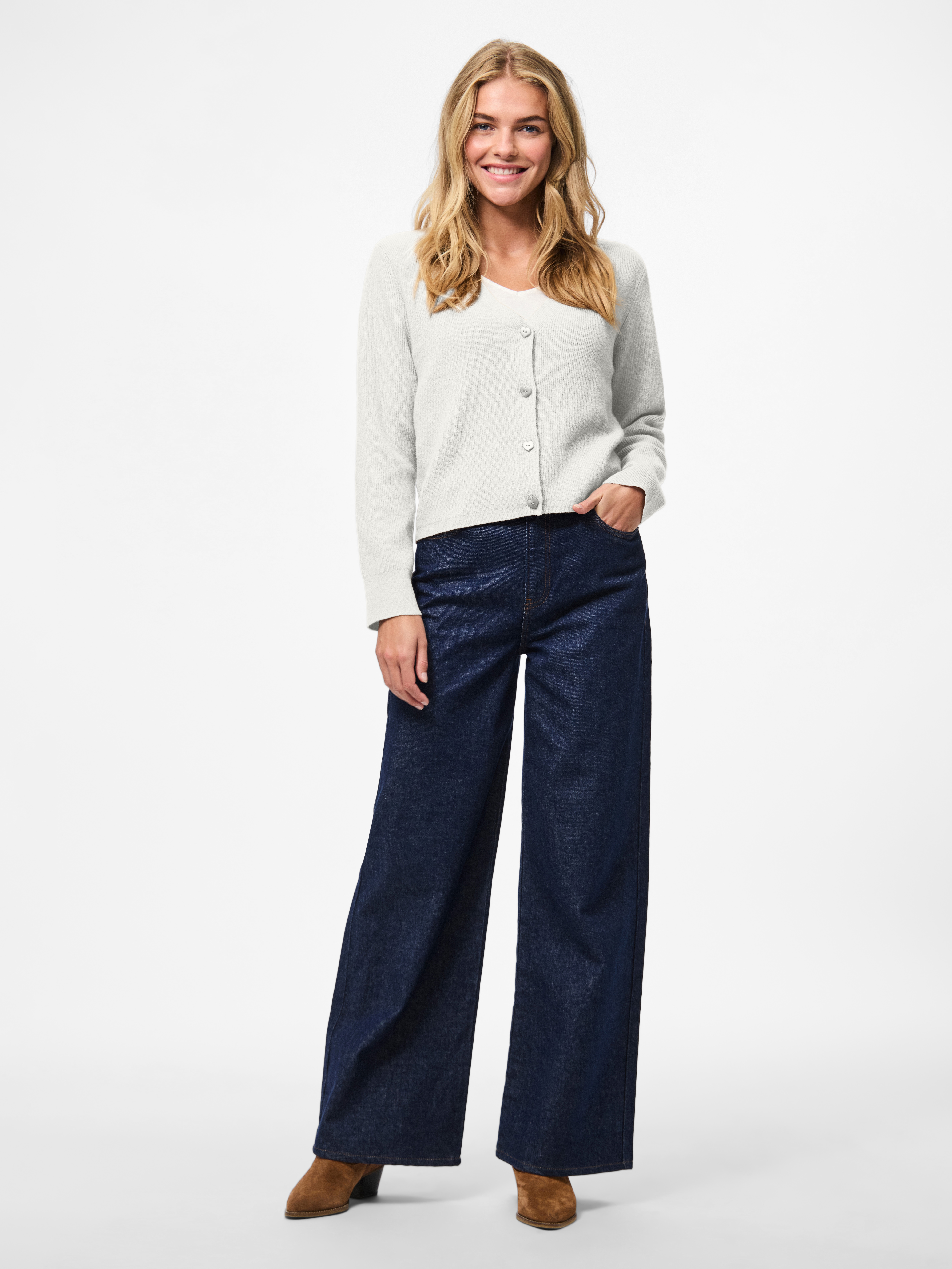 Thumbnail - pieces Strickjacke "PCORA LS V-NECK KNIT CARDIGAN PWP BC"