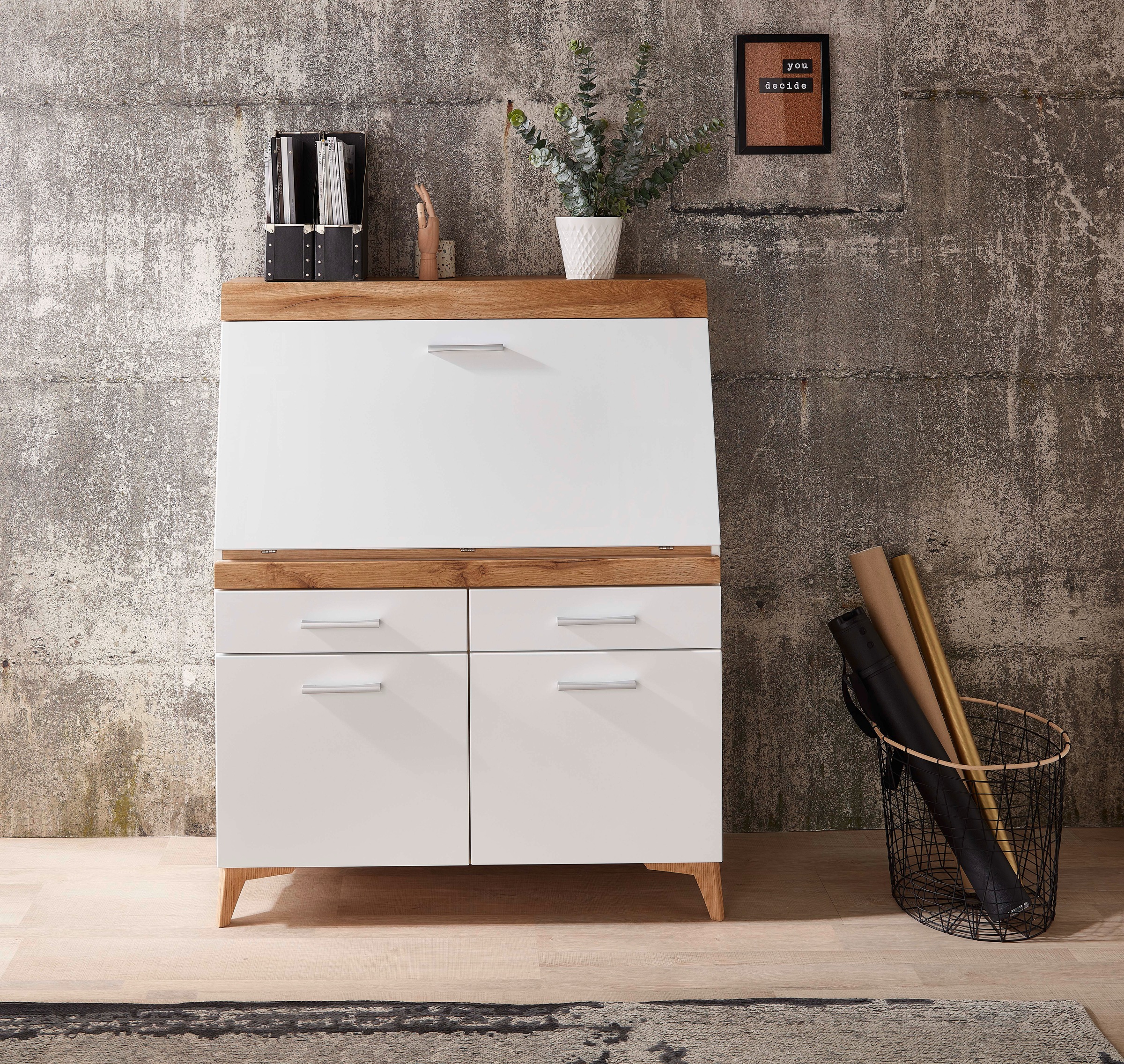 Innostyle Sekretär "SECRET" Stauraumschrank, mit Monitor-/Laptopfach, Soft- günstig online kaufen