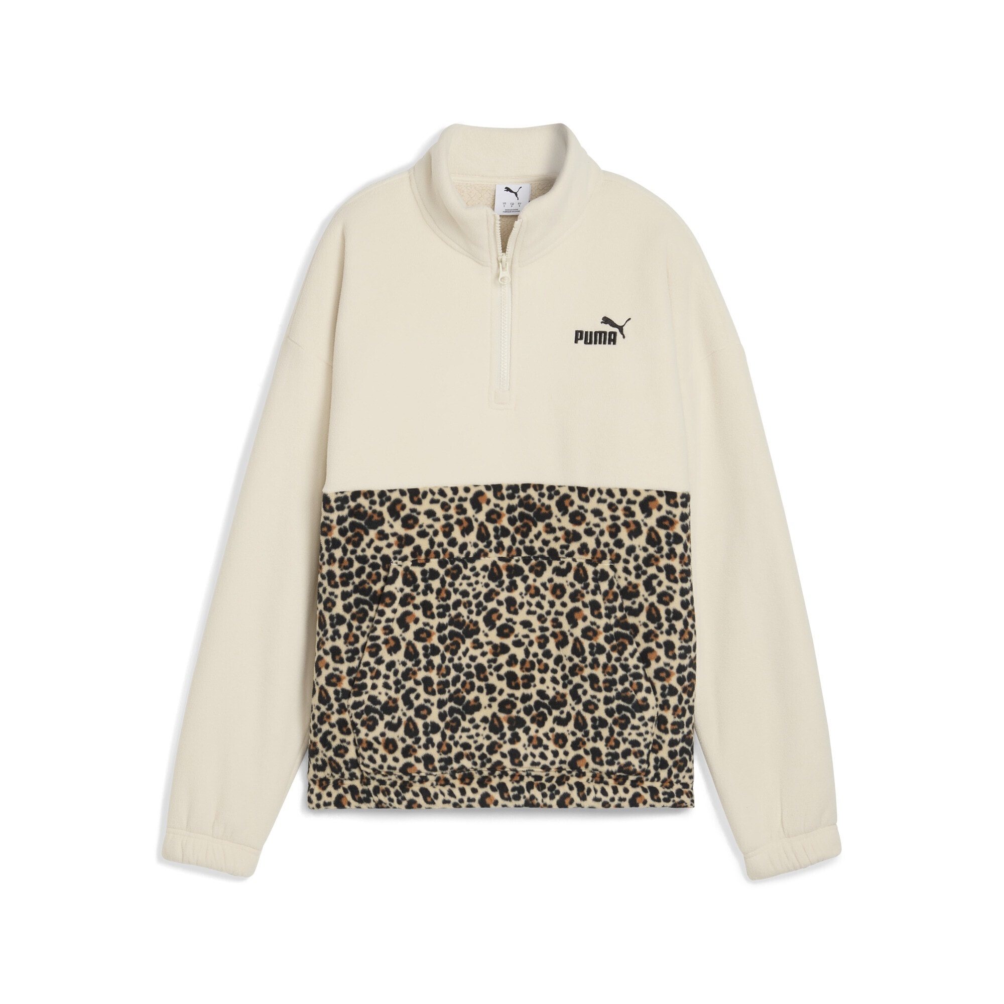 PUMA Sweatshirt "Essentials Relaxed Crew Sweatshirt mit Animal-Print Damen" günstig online kaufen