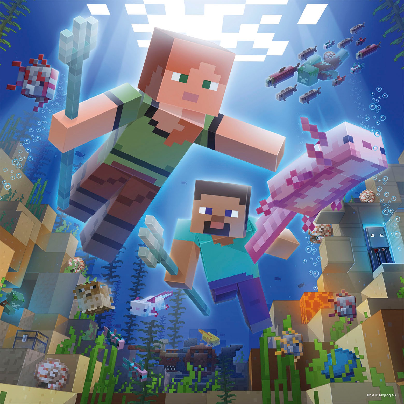 Ravensburger Puzzle »Minecraft Biomes«, Made in Europe
