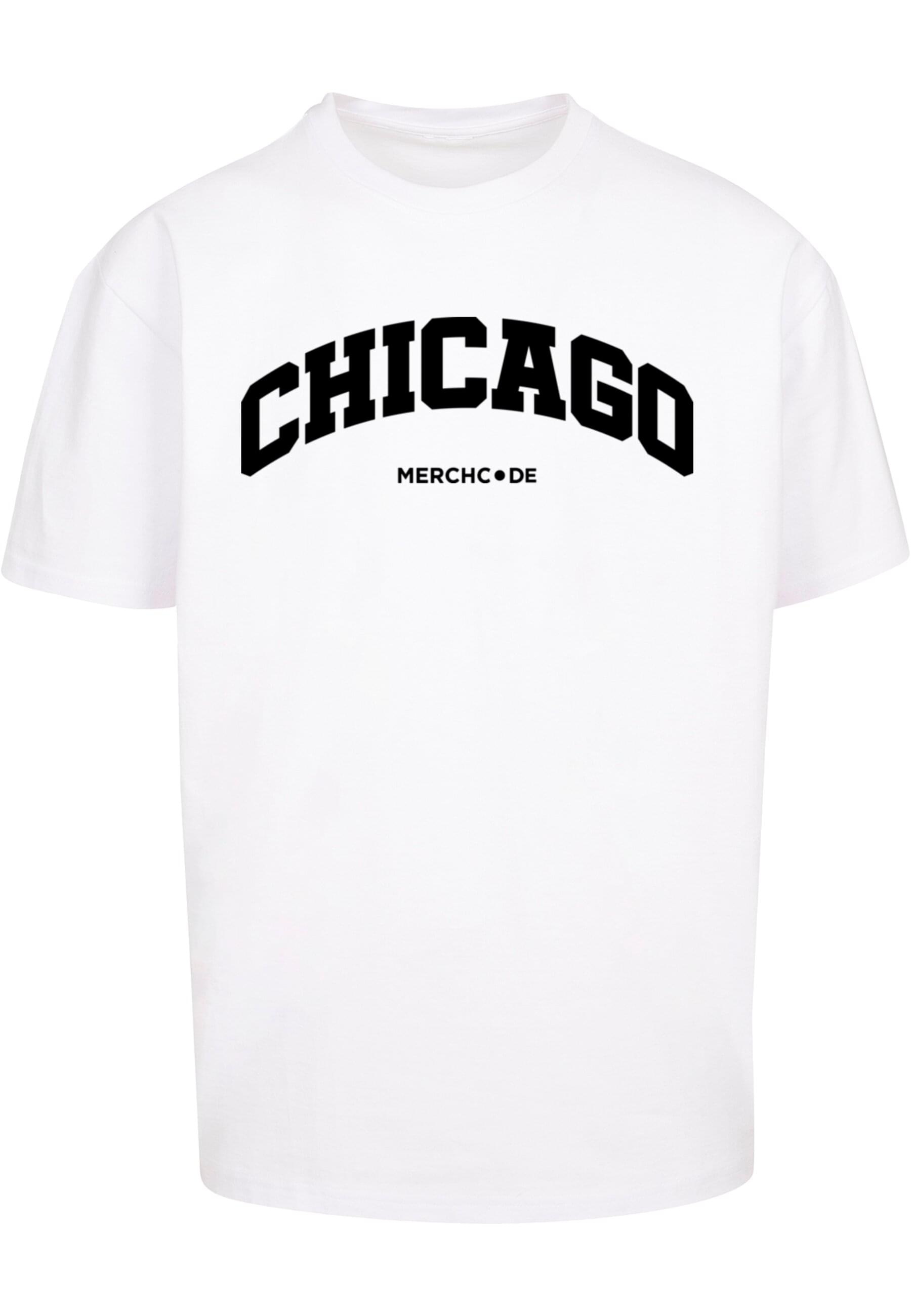 Merchcode T-Shirt "Merchcode Herren Chicago Wording - Heavy Oversize Tee" günstig online kaufen