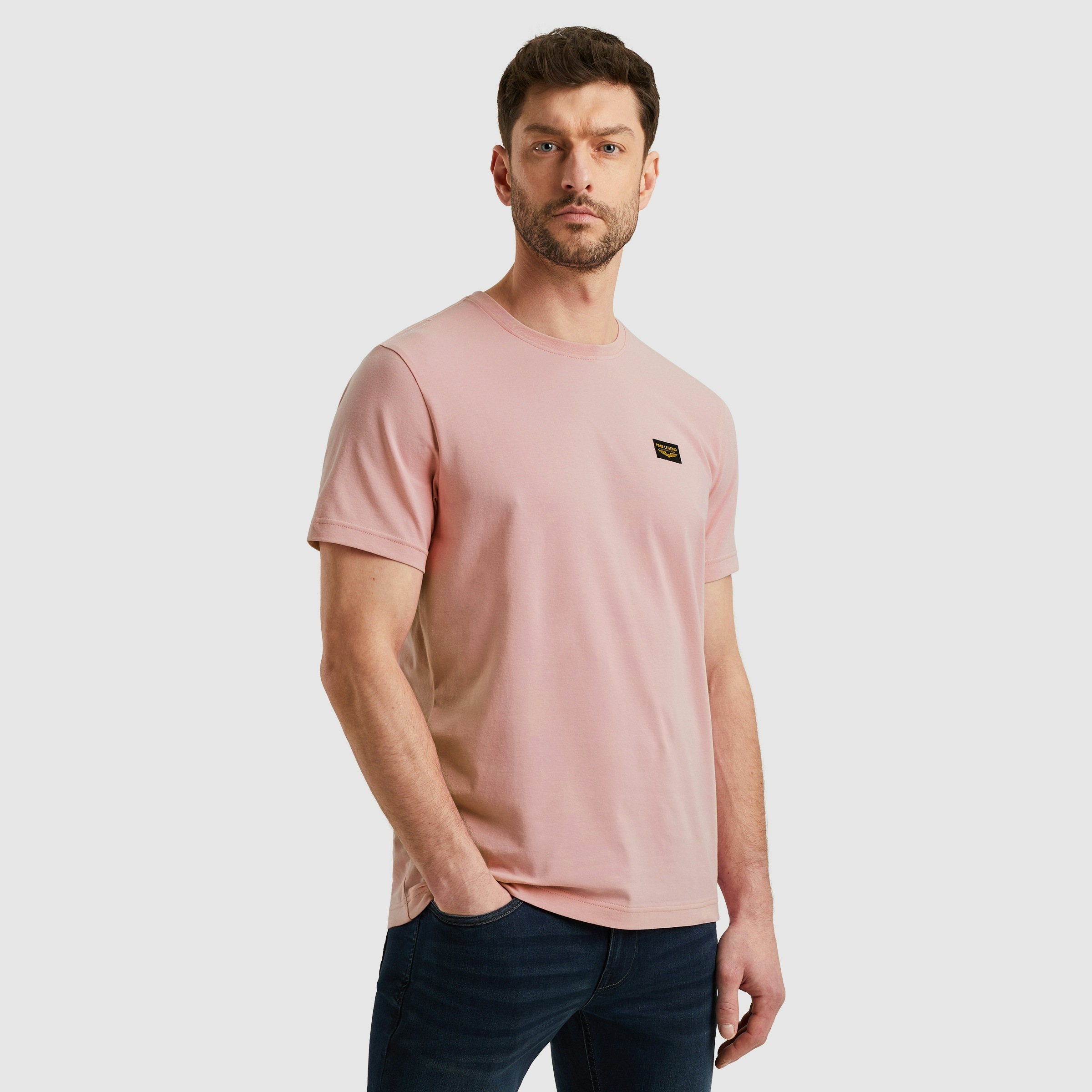 PME Legend Herren Rundhals T-Shirt GUYVER - Regular Fit günstig online kaufen