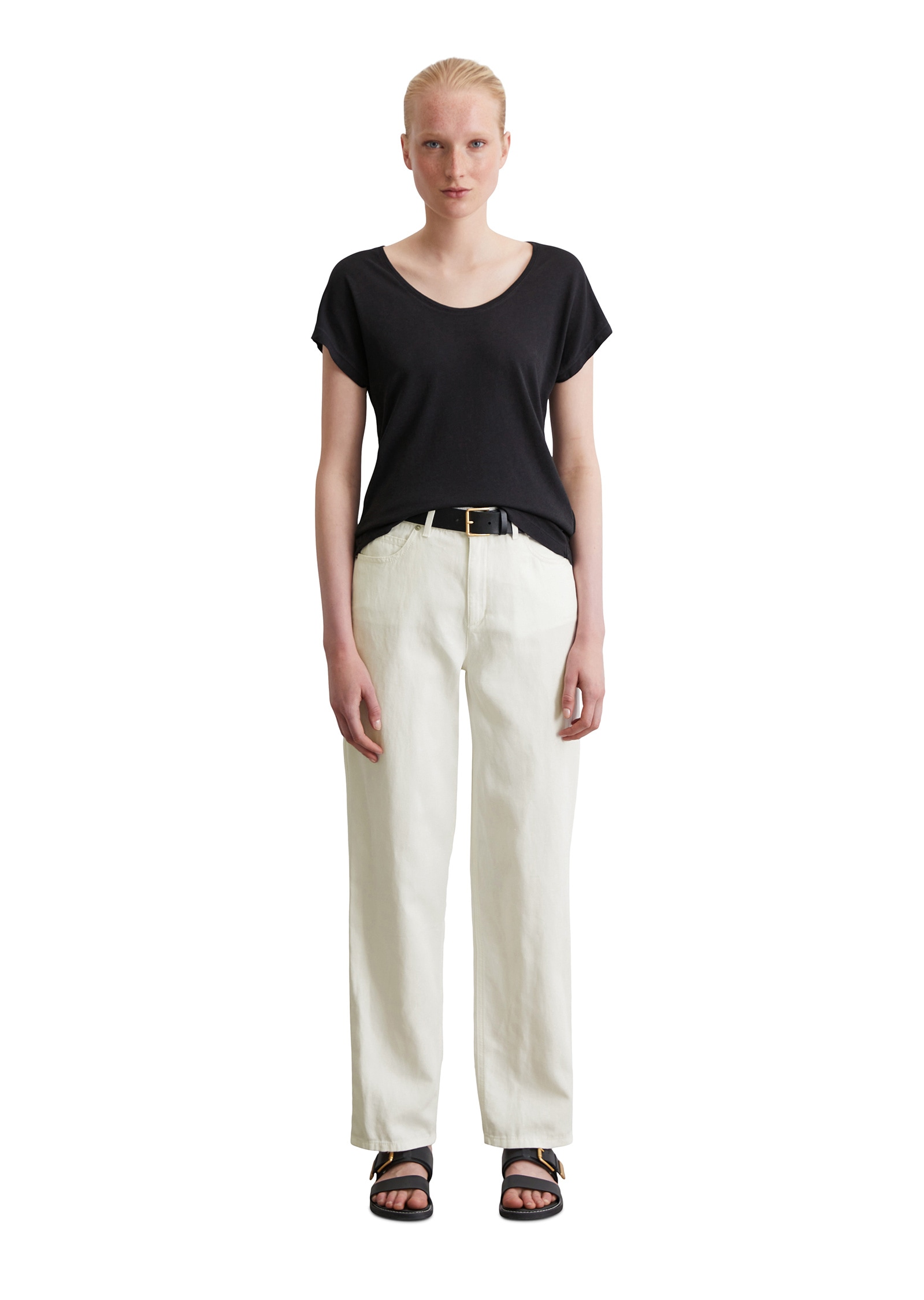 Marc O'Polo T-Shirt »aus Viskose-Organic-Cotton-Mix«