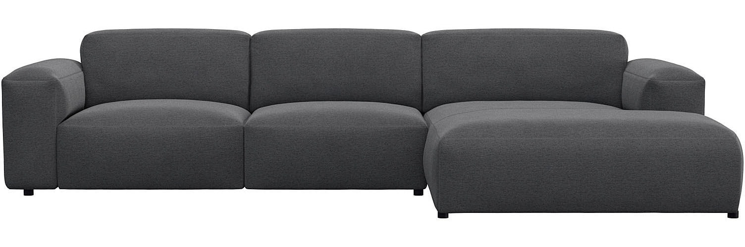 FLEXLUX Ecksofa "Lucera bequem und komfortabel durch hochwertigen Sitzaufba günstig online kaufen