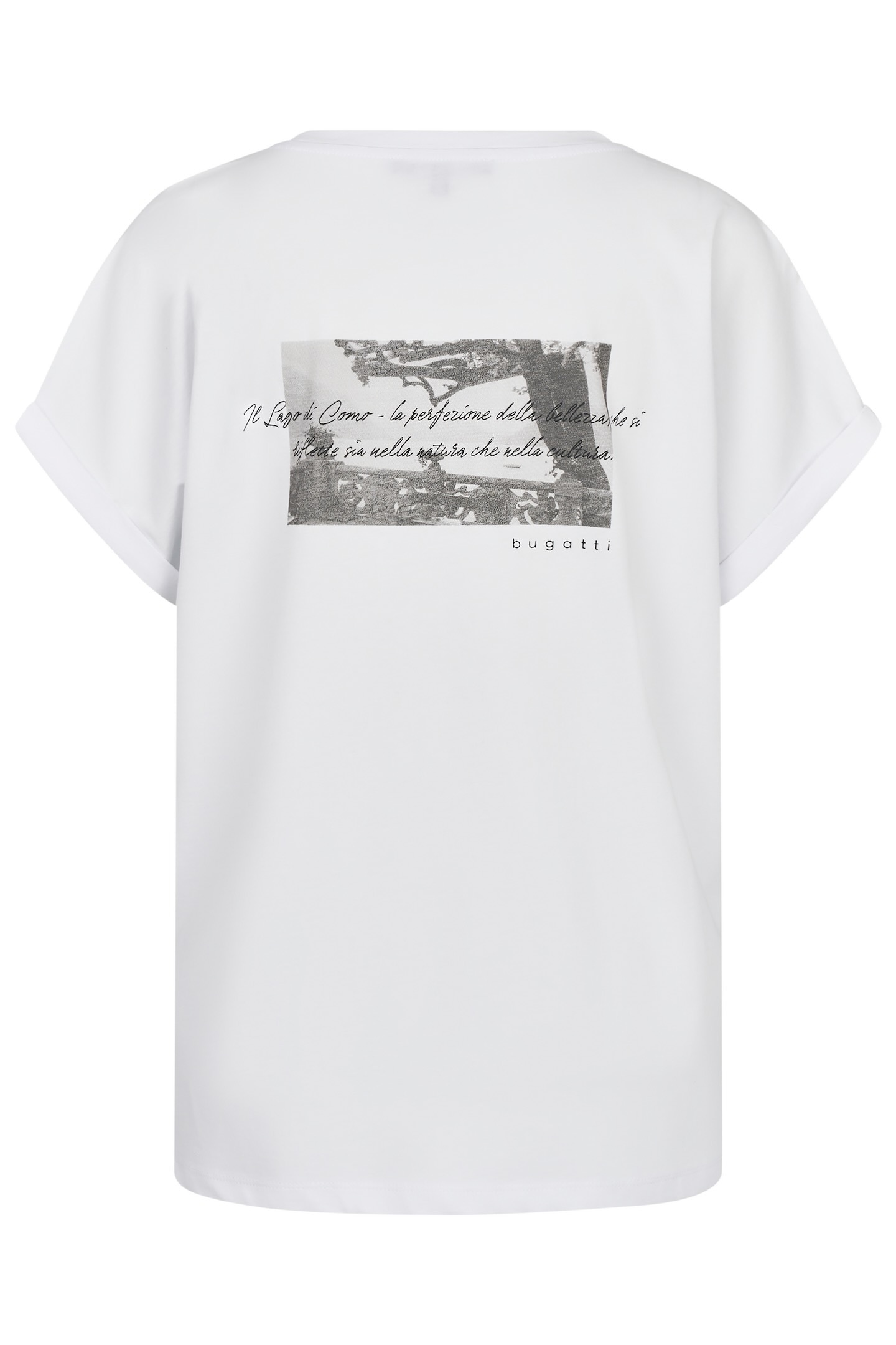 bugatti T-Shirt, aus Bio-Baumwolle