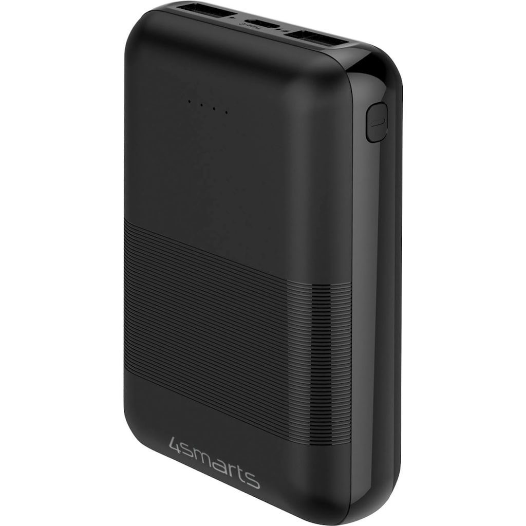 4smarts Powerbank »Powerbank VoltHub Go2 10000mAh schwarz«, 10000 mAh, 5 V