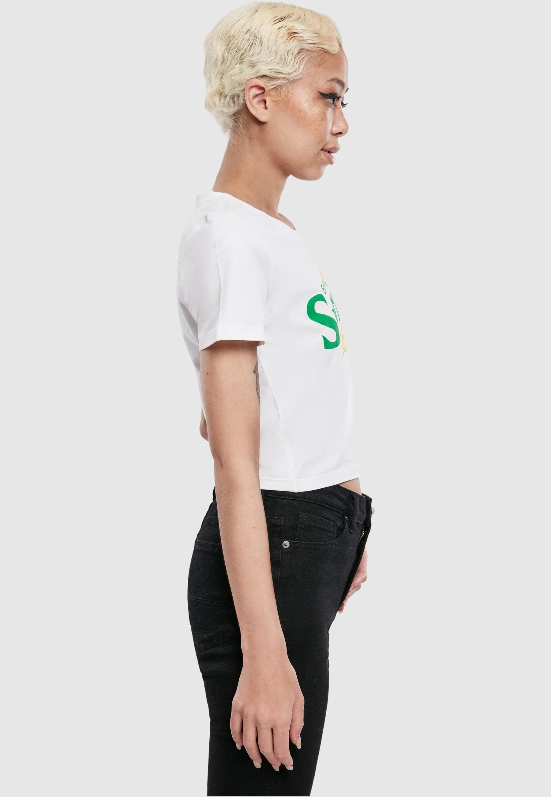 Merchcode T-Shirt »Merchcode Damen Ladies Sprite Logo Cropped Tee«, (1 tlg.)