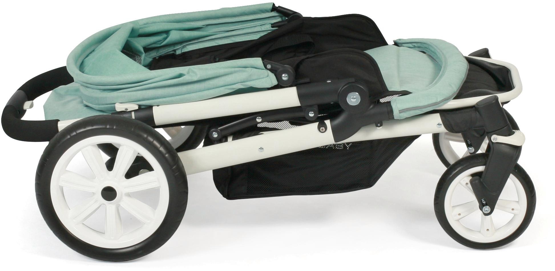 CHIC4BABY Sport-Kinderwagen »Boomer, mint«, mit schwenk- und feststellbaren Vorderrädern