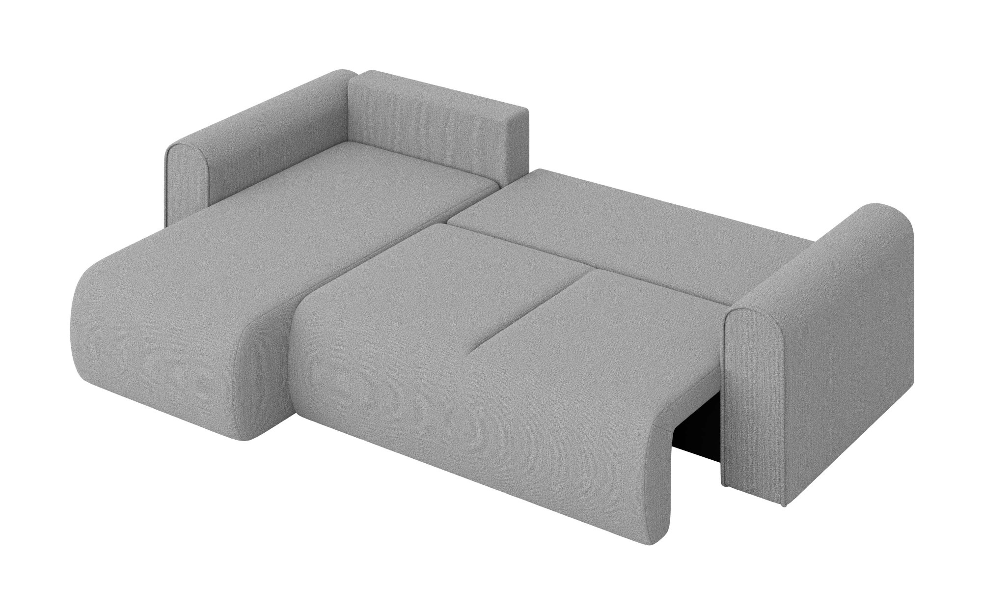INOSIGN Ecksofa »Zacharia wahlweise Schlafsofa mit Bettkasten, B/T/H 250/166/86 cm«, L-Form mit Wellenunterfederung, Recamiere beidseitig montierbar