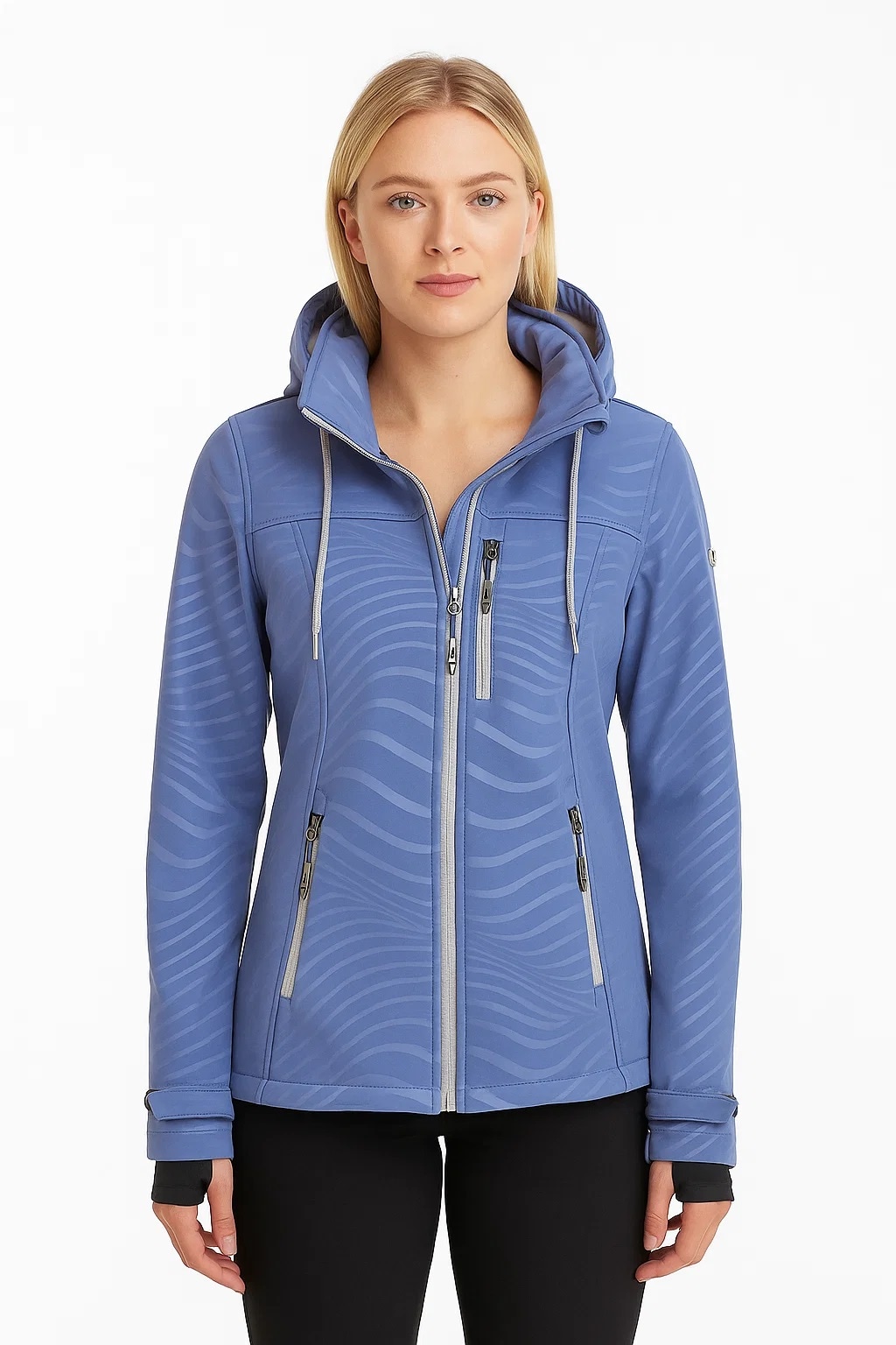 LPO Softshelljacke "Softshelljacke Sarina" mit Allover‑Prägung günstig online kaufen