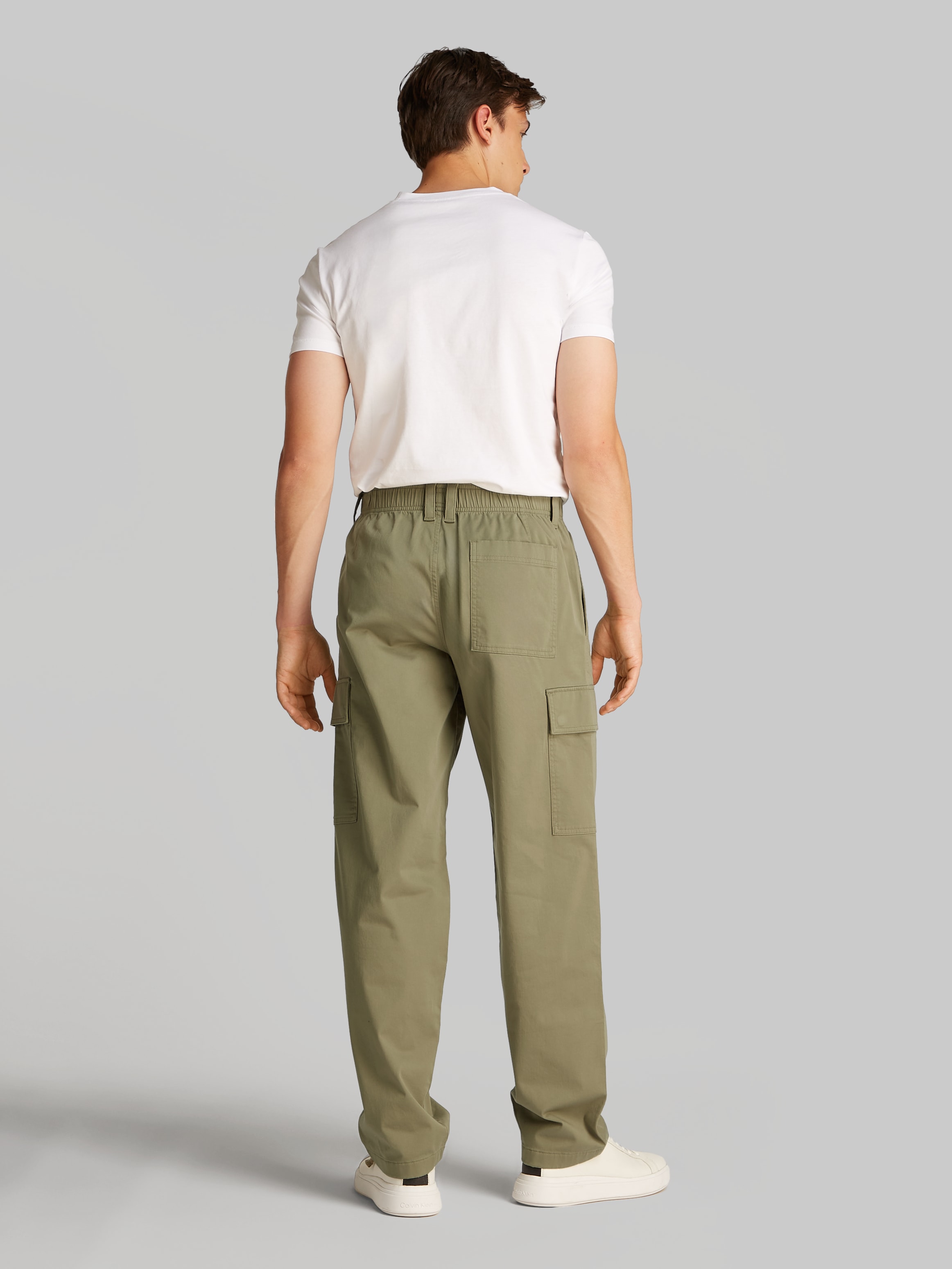 Calvin Klein Jeans Cargohose »REGULAR STRAIGHT CARGO«  mit Logoprägung