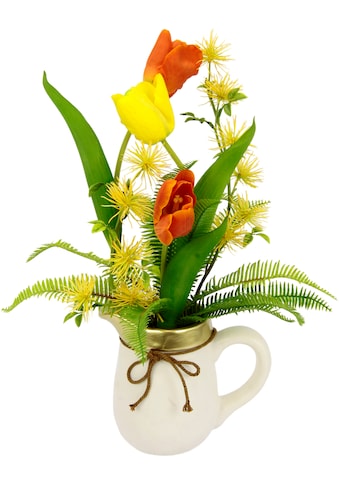 I.GE.A. Kunstblume »Arrangement Tulpen« Krug i...