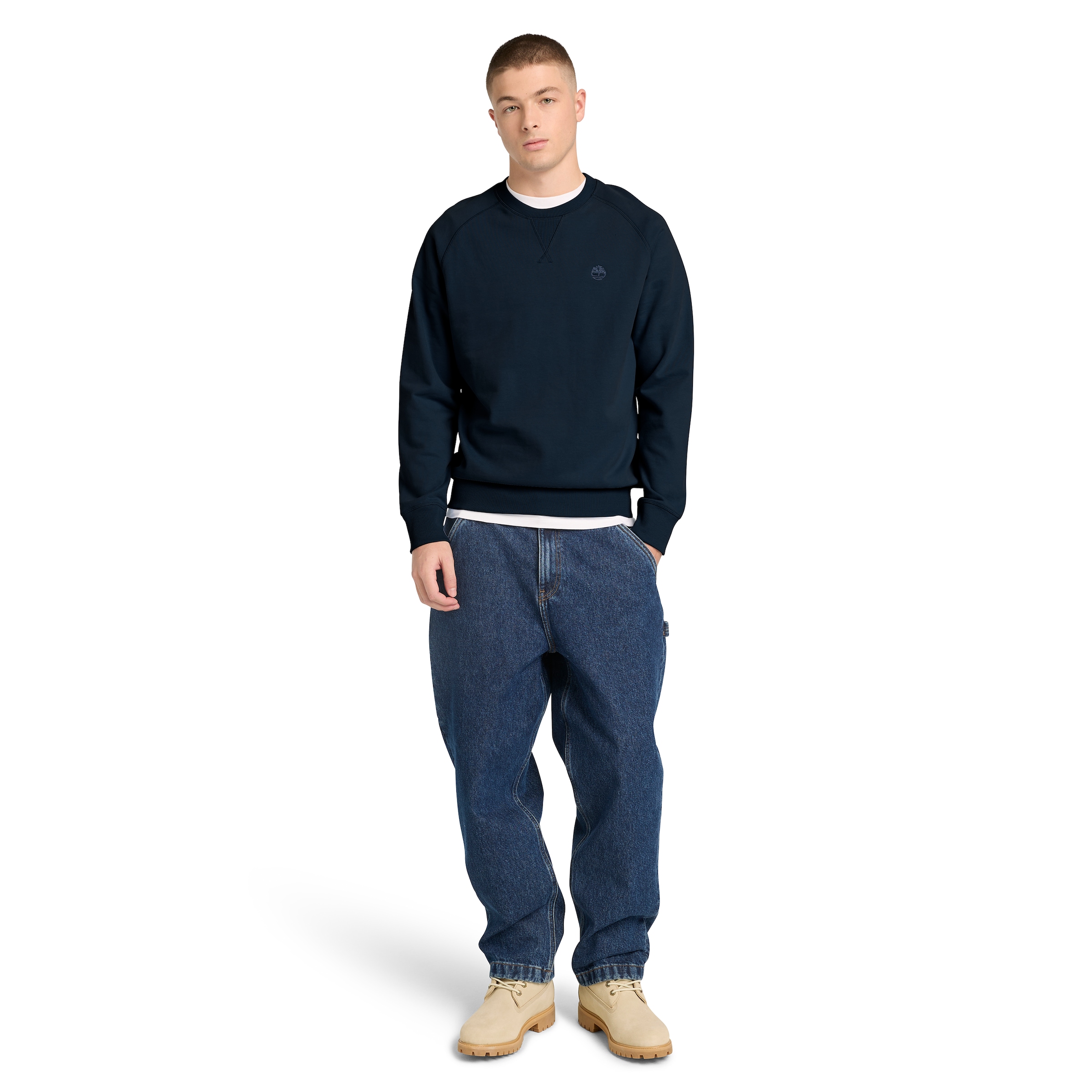 Timberland Sweatshirt »EXETER RIVER Loopback Crew Neck Swe«, sportlicher Stil, bequemer Schnitt
