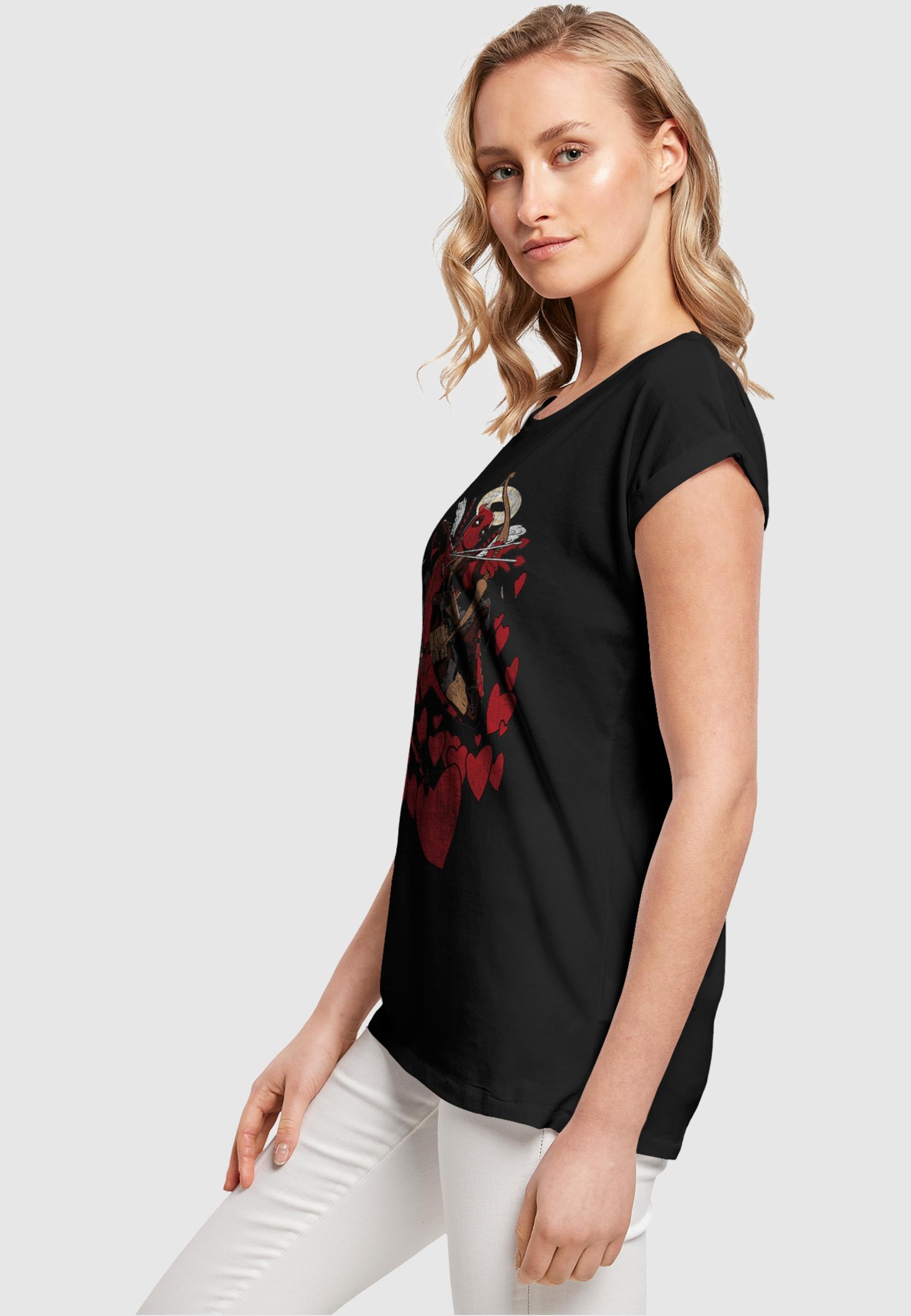 ABSOLUTE CULT T-Shirt »ABSOLUTE CULT Damen Ladies Deadpool - Love Angel T-Shirt«, (1 tlg.)