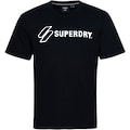 Superdry Rundhalsshirt »CODE SL STACKED APQ T«