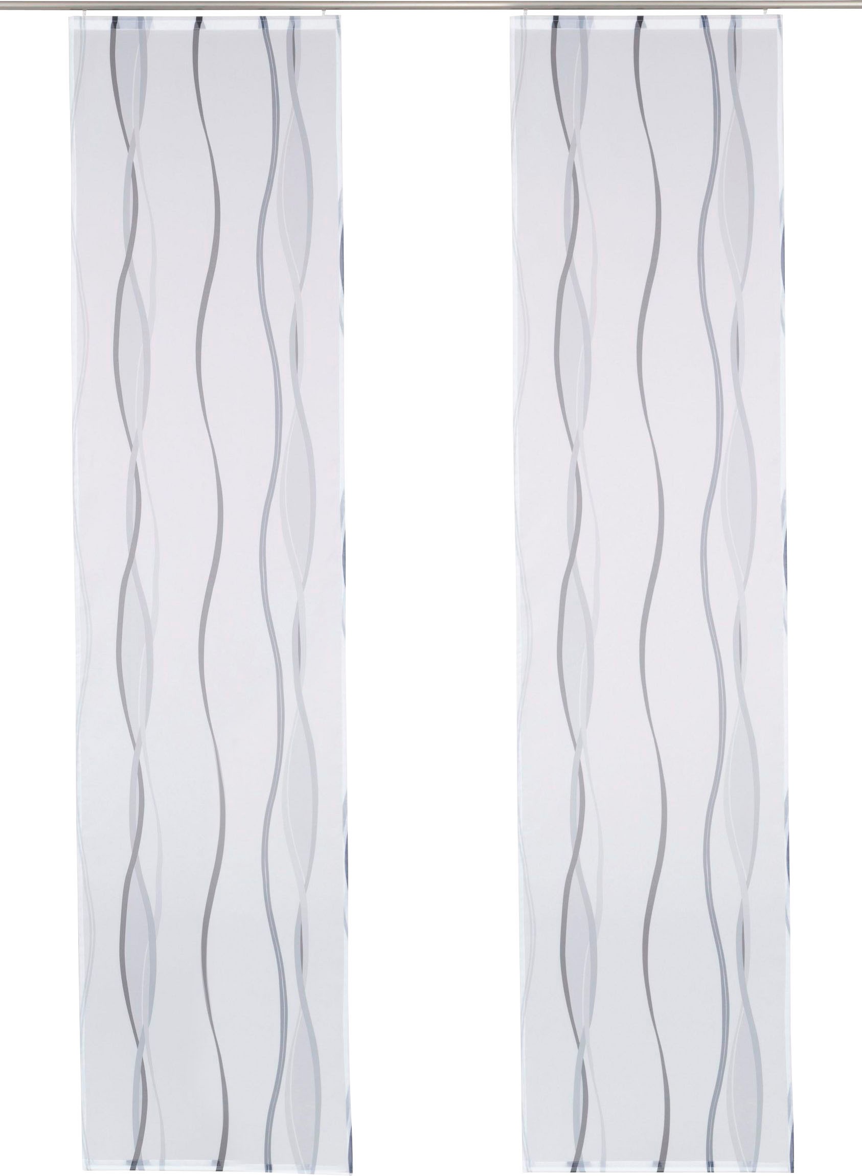 OTTO home Schiebegardine "Dimona" Klettschiene 2 Stk. tlg. 2-er Set, Fertig günstig online kaufen