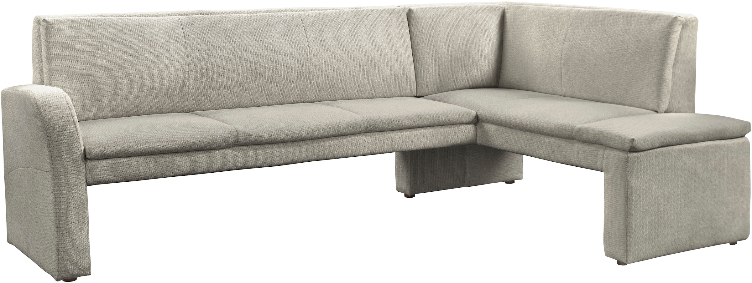exxpo - sofa fashion Eckbank "Cortado, elegant und modern mit hohem Sitzkomfort" hohe Bodenfreiheit, schöne Detailverarbeitung, wahlweise Lederbezug