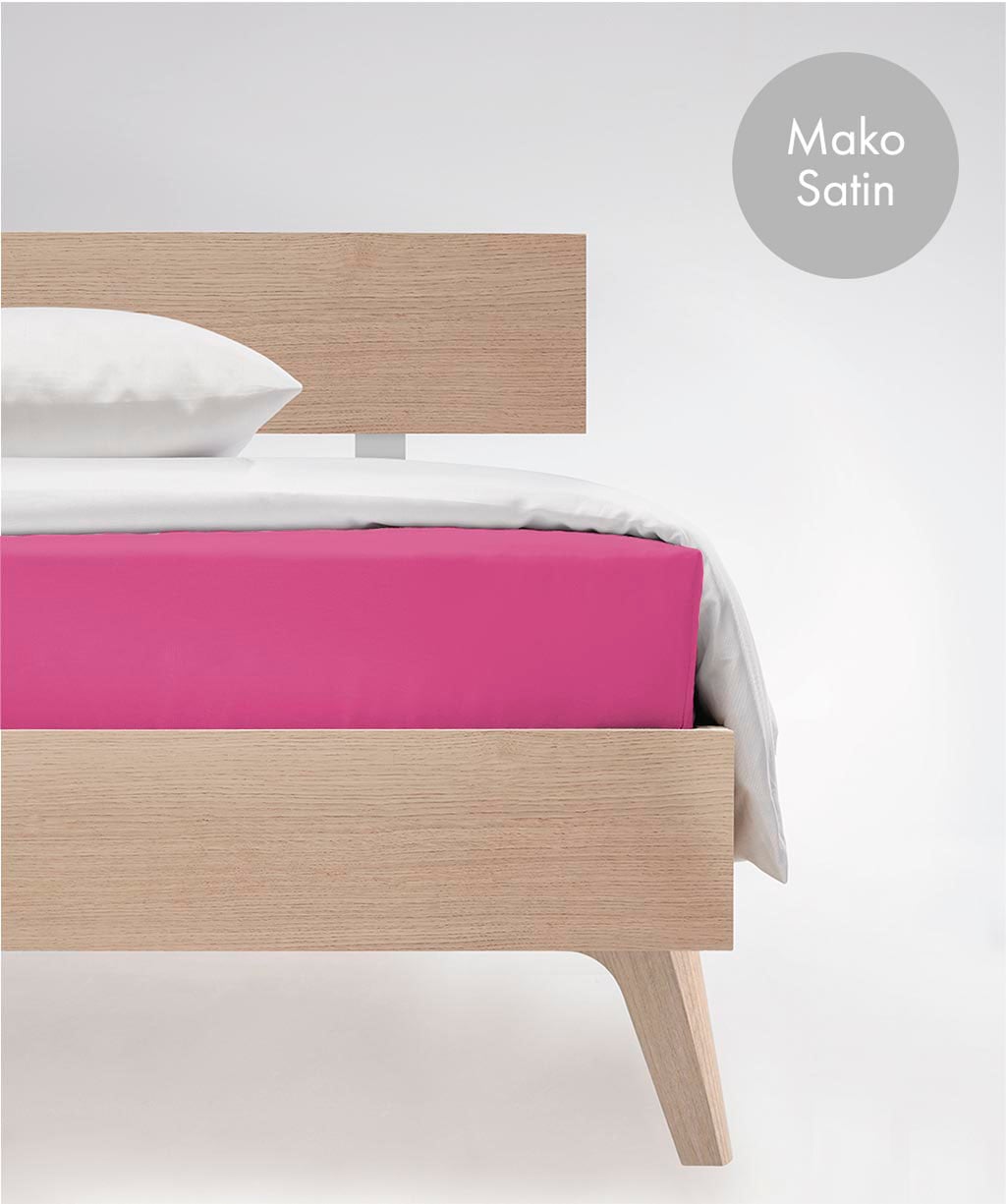 fleuresse "Colours in Gr. 90x200, 140x200 oder 180x200 cm" Mako Satin, für Matratzen bis 23 cm Höhe, Bettlaken, Spannbetttuch
