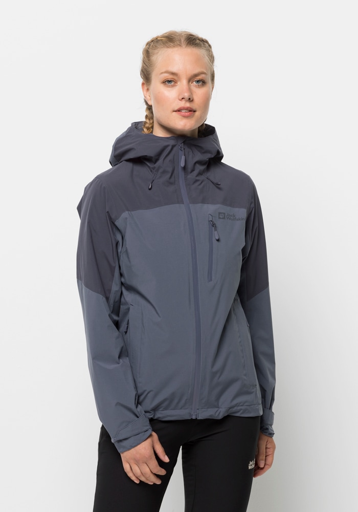 Jack Wolfskin Outdoorjacke "GO HIKE JACKET W", mit Kapuze