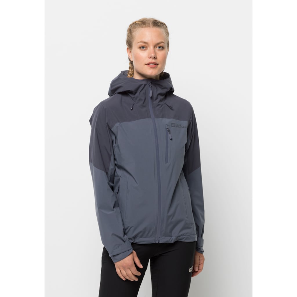 Jack Wolfskin Outdoorjacke »GO HIKE JACKET W«, mit Kapuze