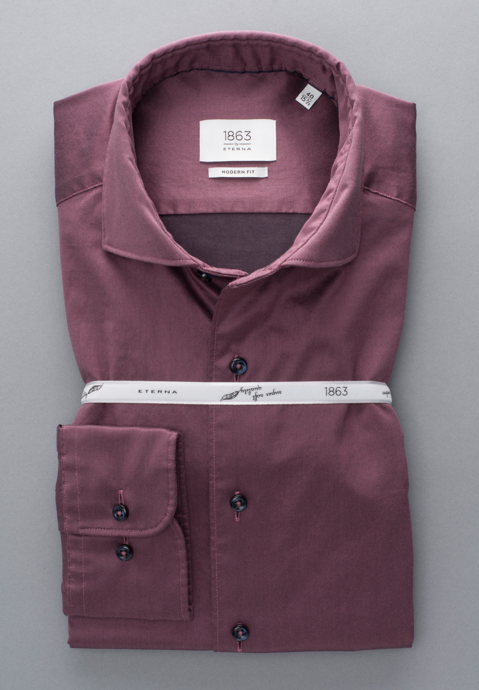 Eterna Langarmhemd »MODERN FIT«, EASY IRON (bügelleicht)