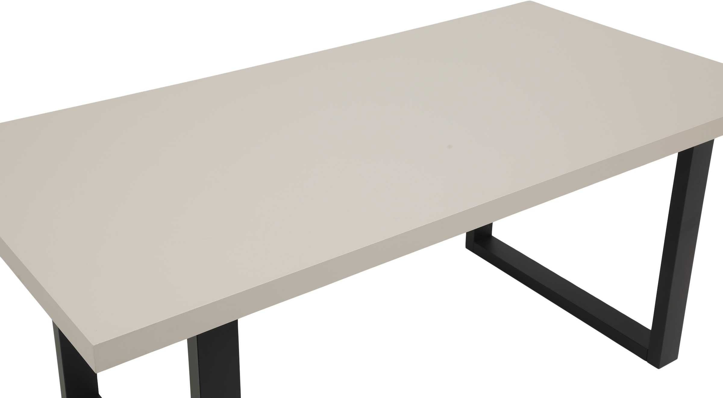 HELA Esstisch »MERAN«, (1 St.), U-Gestell,Cashmere,Azoto Matt lackiert,Metall,Spanplatte