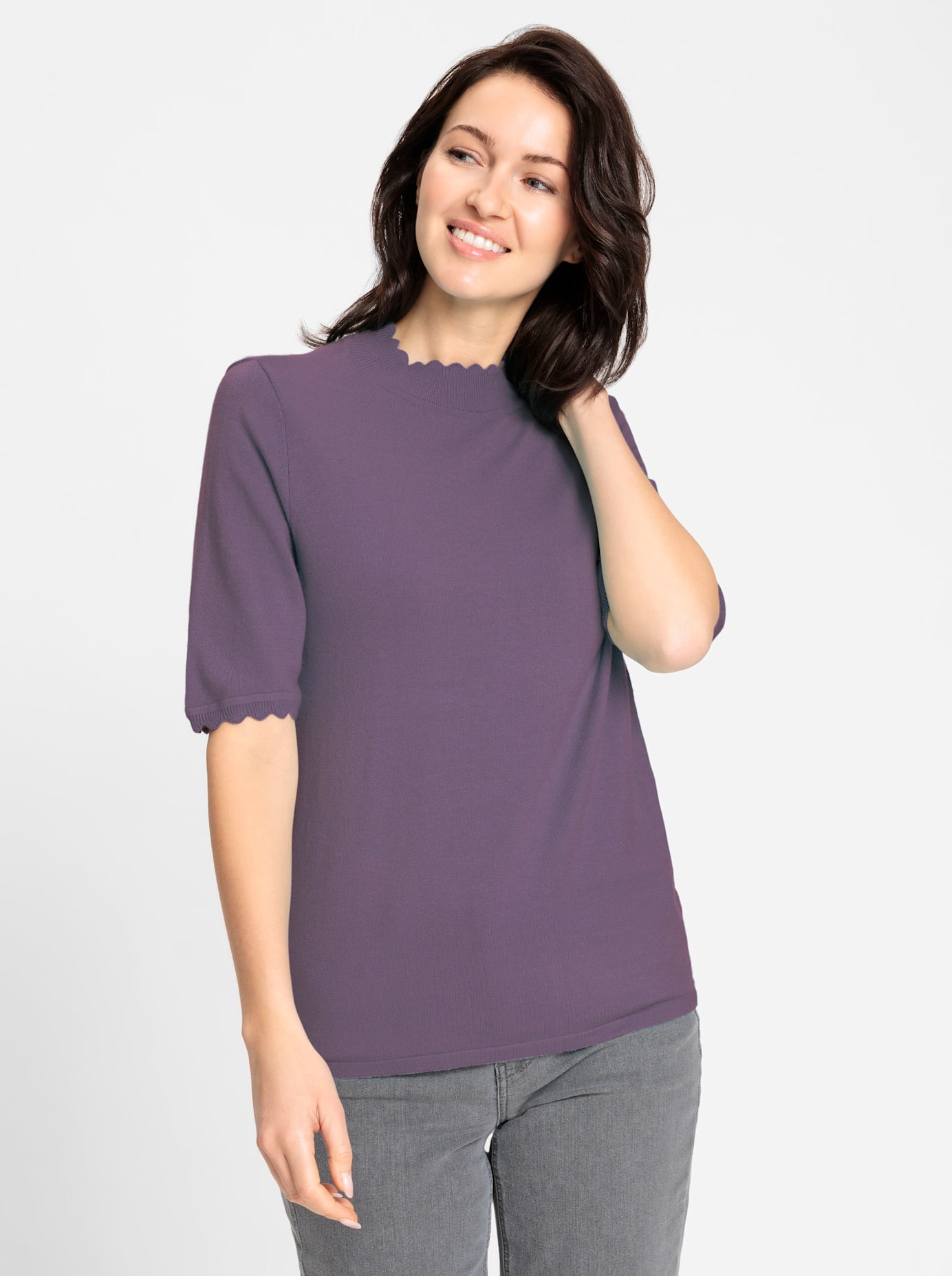 Inspirationen Stehkragenpullover "Stehkragen-Pullover" günstig online kaufen