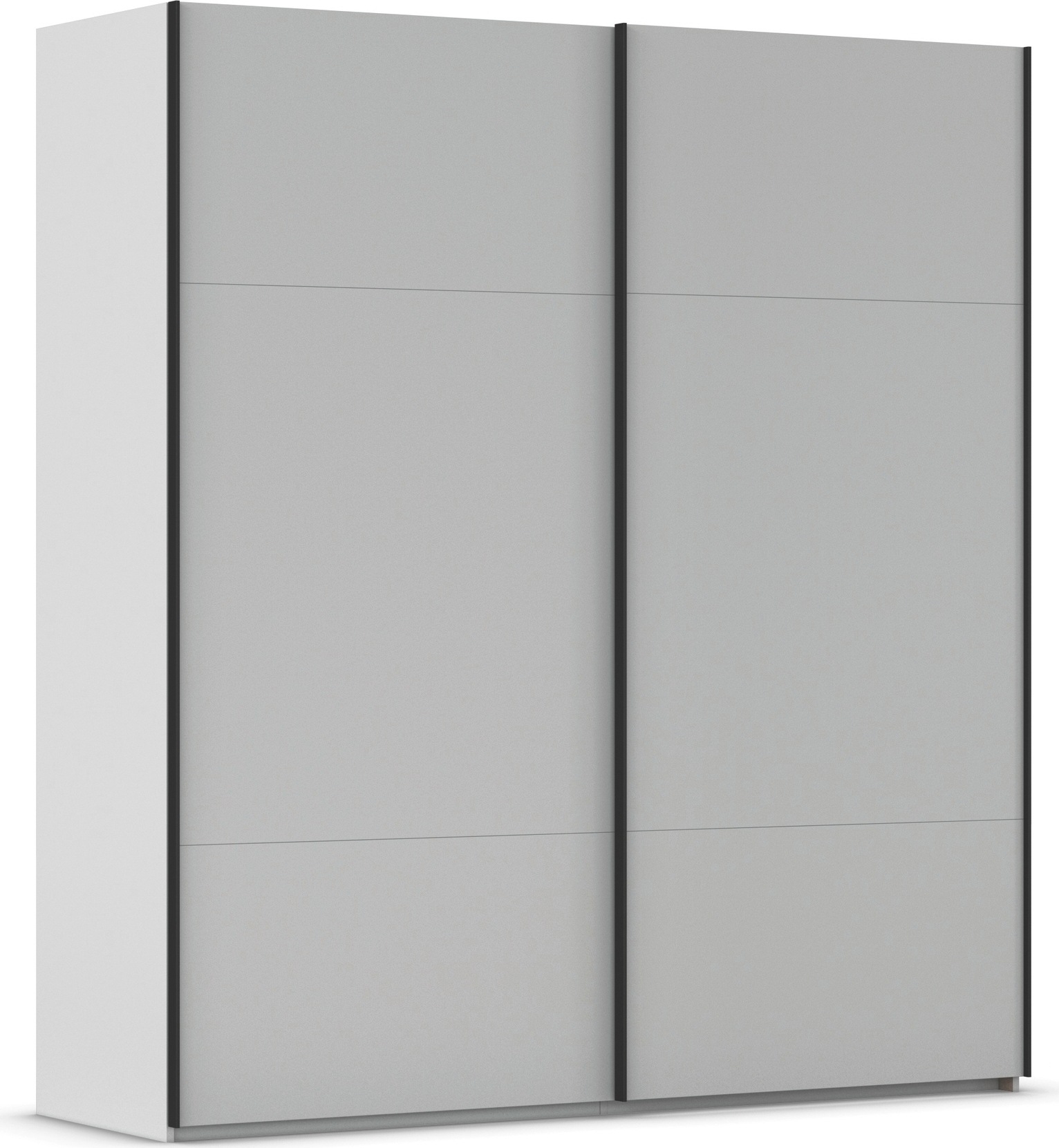 rauch Schwebetürenschrank "Kleiderschrank Schrank Garderobe Schlafzimmerschrank CONTIDO" 3 verschiedene Ausstattungen BASIC/CLASSIC/PREMIUM, aus hochwertigem Material in 6 Breiten 2 Griff-Farben MADE IN GERMANY