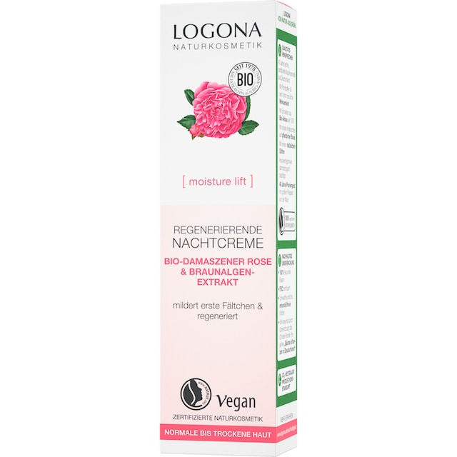 LOGONA Nachtcreme »Logona moisture lift« online bestellen | BAUR