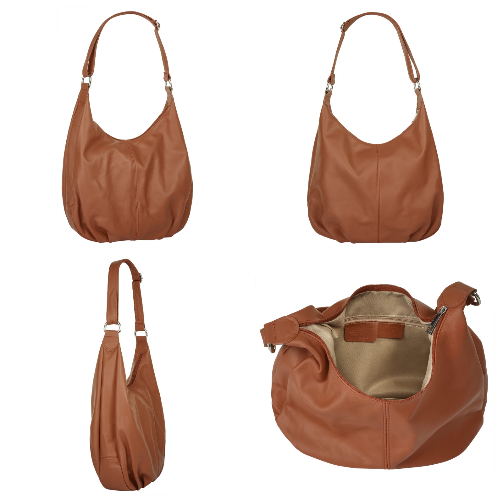 Cluty Shopper, echt Leder, Made in Italy