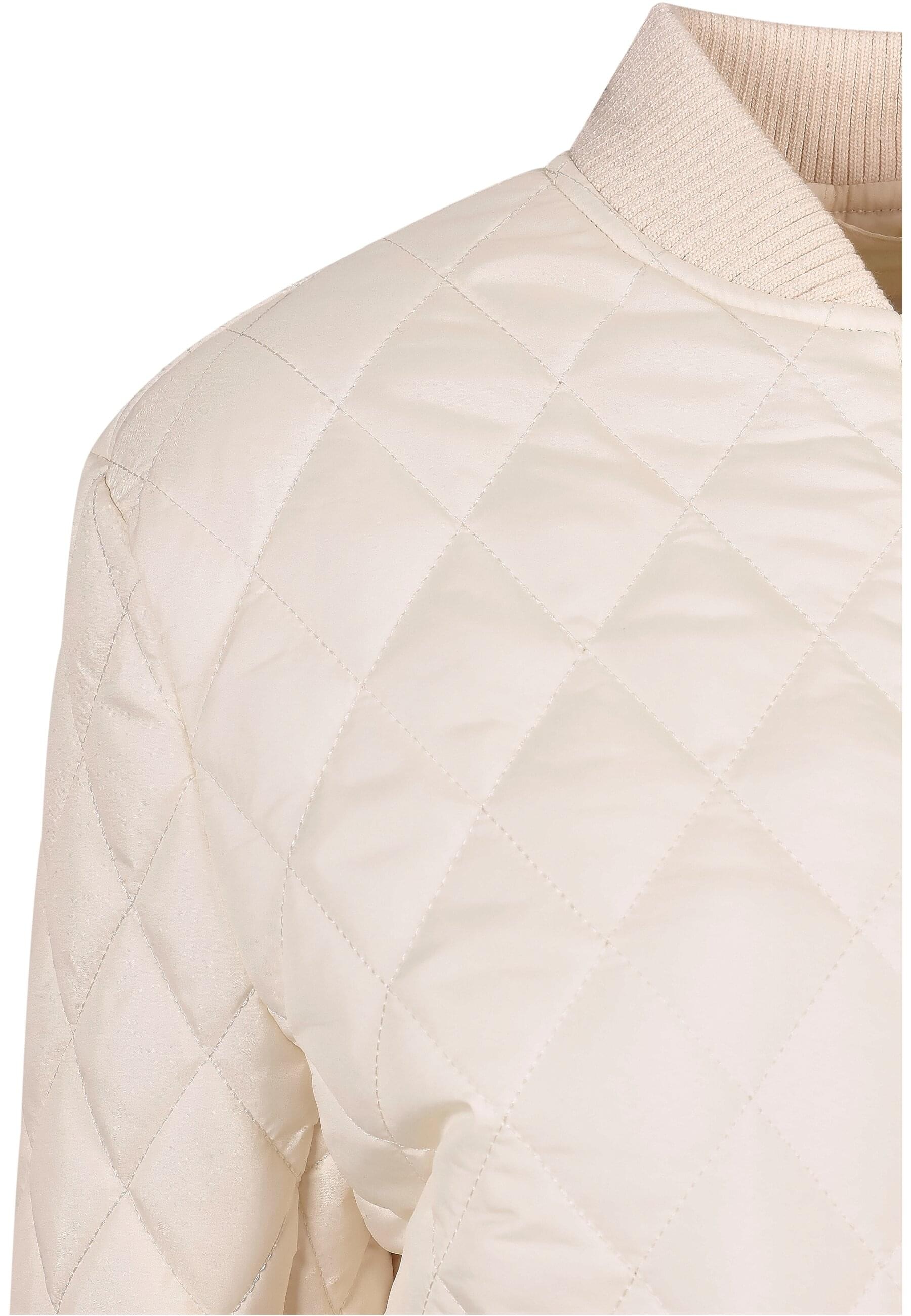 URBAN CLASSICS Allwetterjacke »Urban Classics Damen Ladies Diamond Quilt Nylon Jacket«, (1 St.), ohne Kapuze