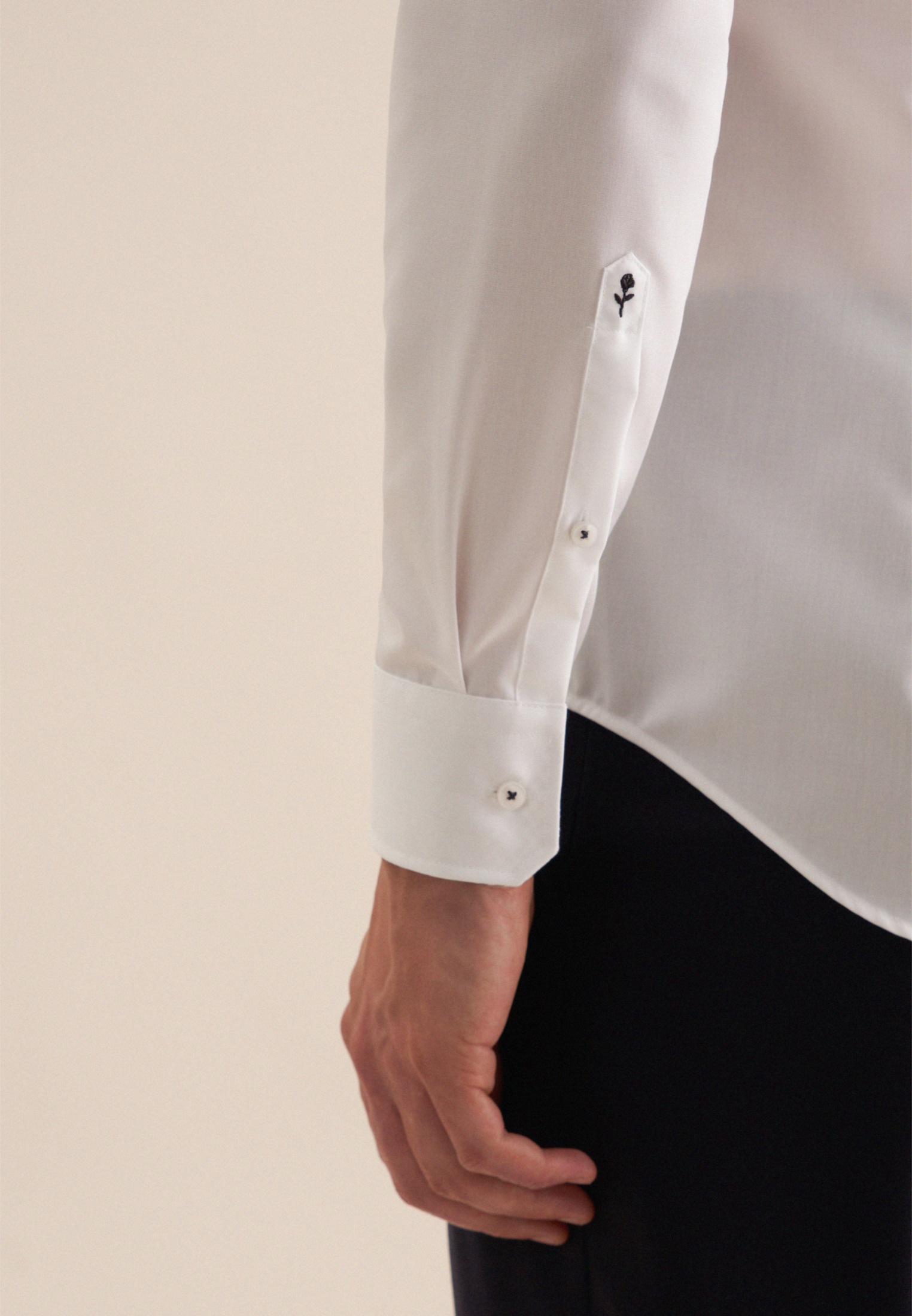 seidensticker Businesshemd »Slim«, Slim Langarm Kentkragen Uni