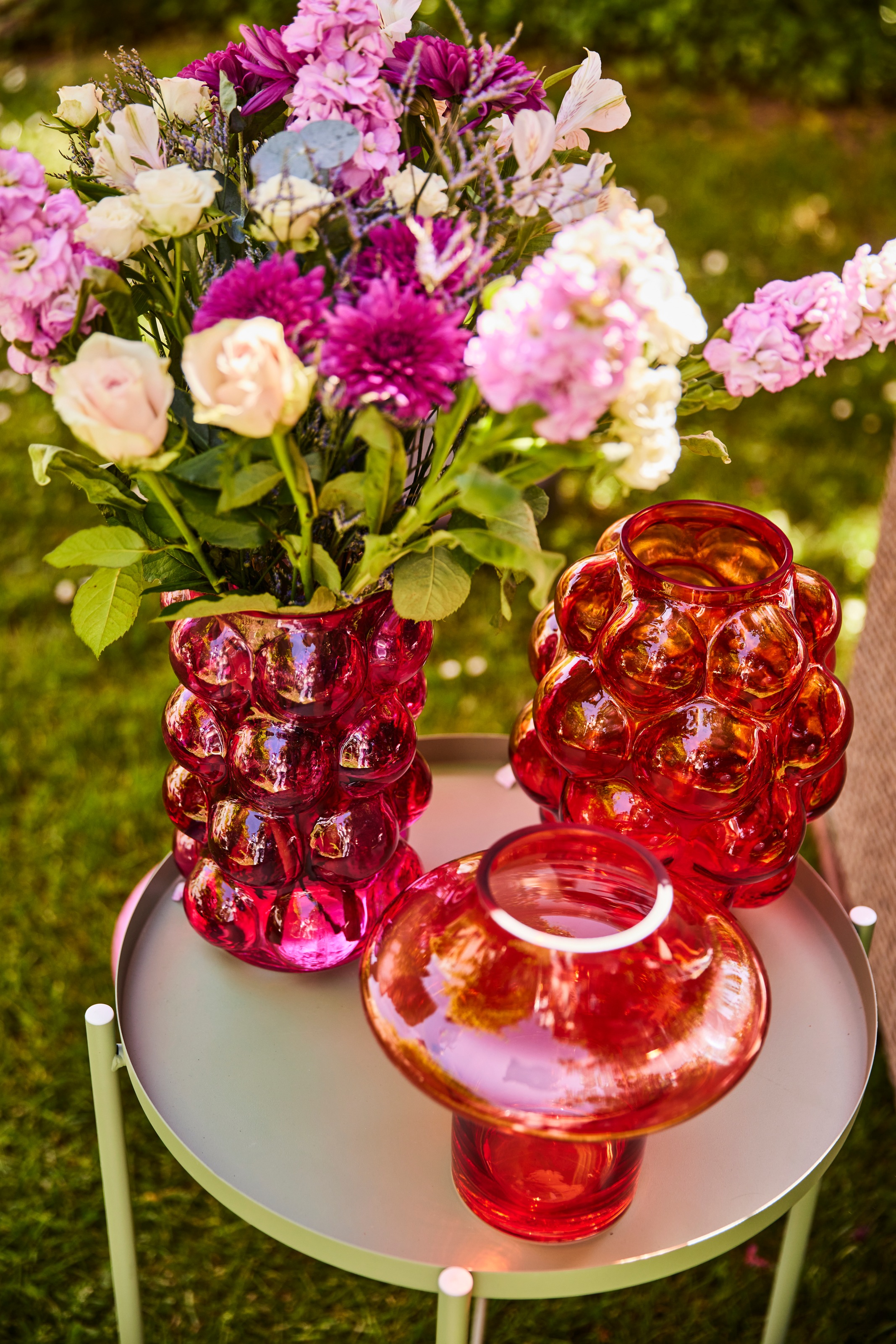 AM Design Dekovase "Vibrant orangefarbene Glasvase", für einen fröhlichen A günstig online kaufen
