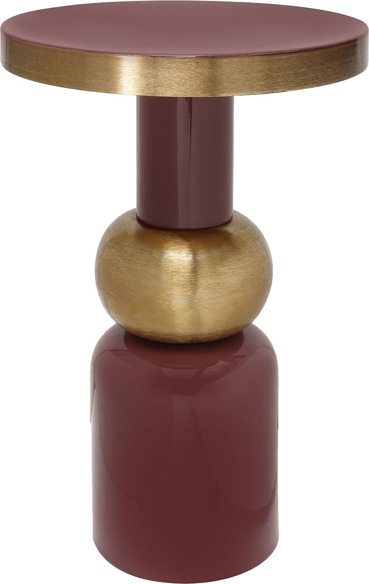Kayoom Beistelltisch »Art Deco 2125, Beistelltisch aus Eisen, dekoratives Design«, (1 St.), Handarbeit, lackierter Tisch mit Metalleffekten, dekorativ