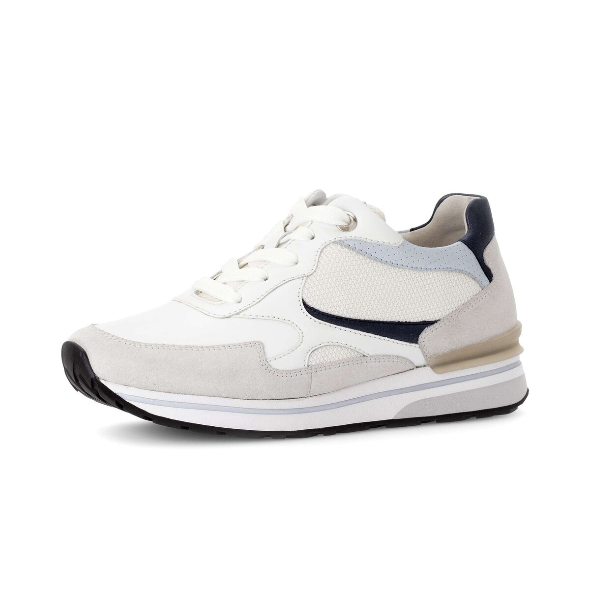 Gabor Sneaker "Sneaker low Materialmix Leder/Lederimitat" günstig online kaufen