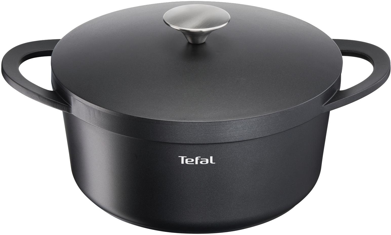 Tefal Schmortopf »Trattoria«, Aluminiumguss, (1 tlg.), Aluguss, Antihaftversiegelung, mit Deckel, alle Herdarten, Induktion