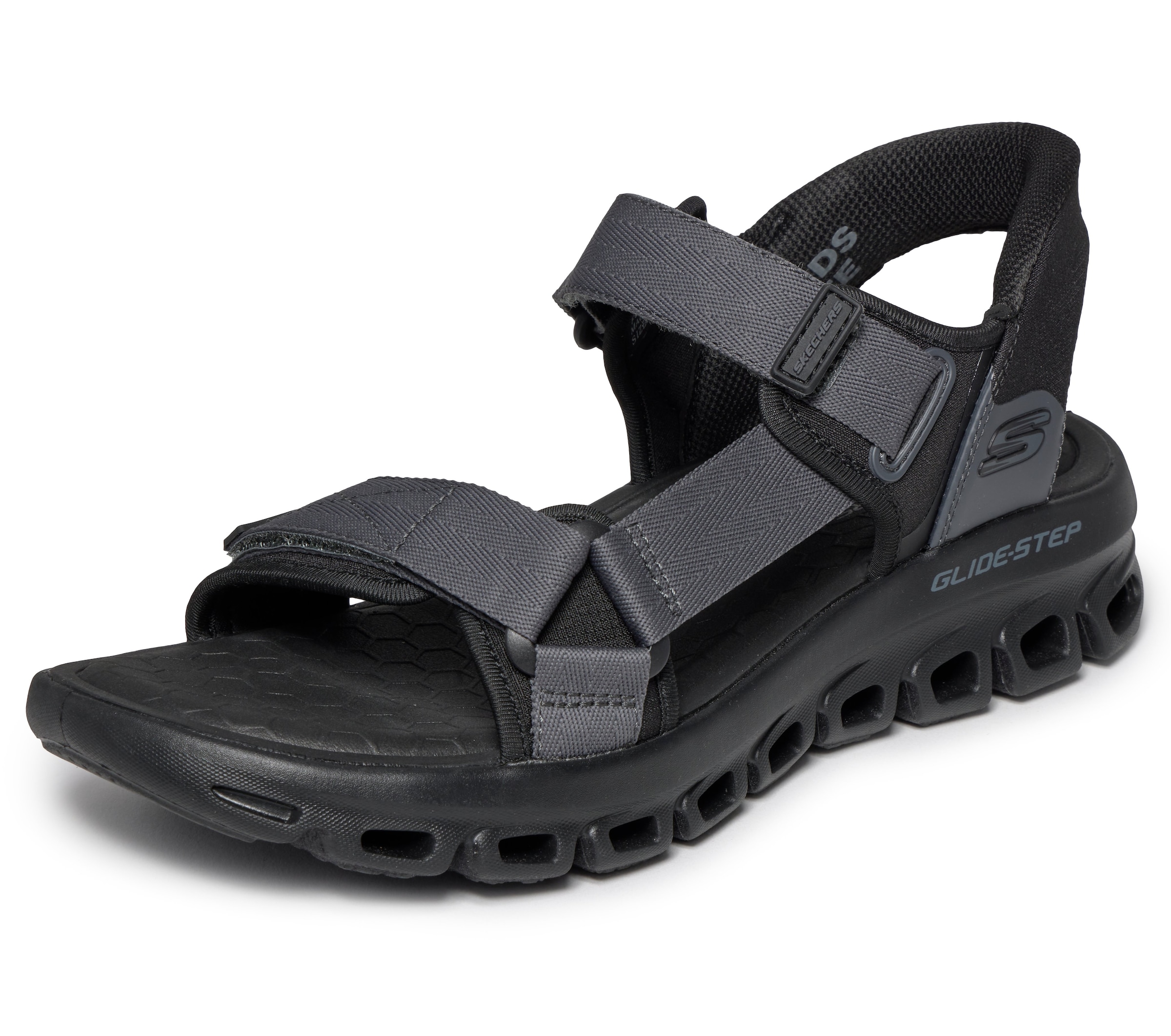 Skechers Trekkingsandale "GLIDE STEP SANDAL - DOVAH" Outdoorsandale, Klettschuh, Sommerschuh mit Memory Foam