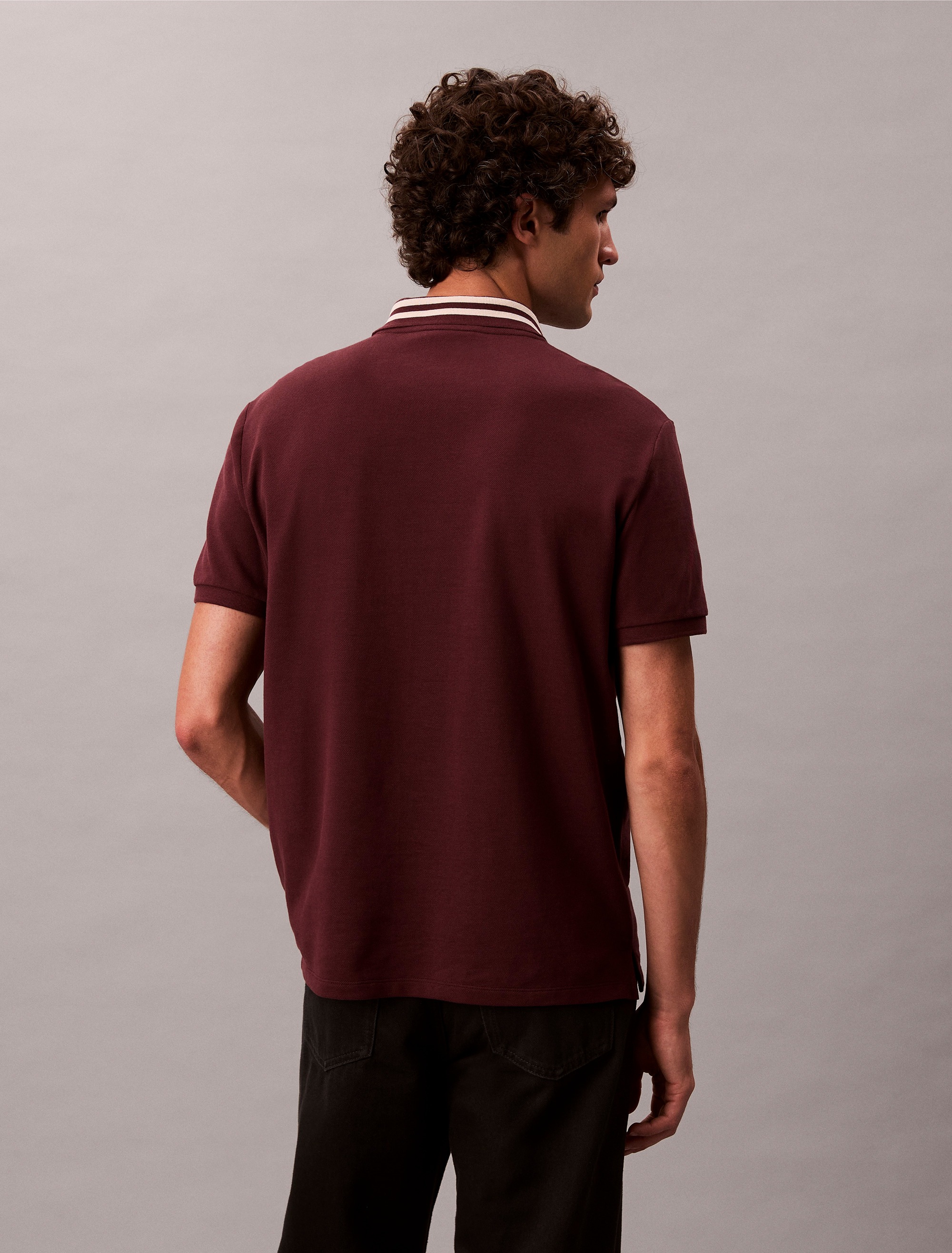 Calvin Klein Jeans Poloshirt "SS CSL PQ CLSSC TPPD", Mit Rundhalsausschnitt günstig online kaufen