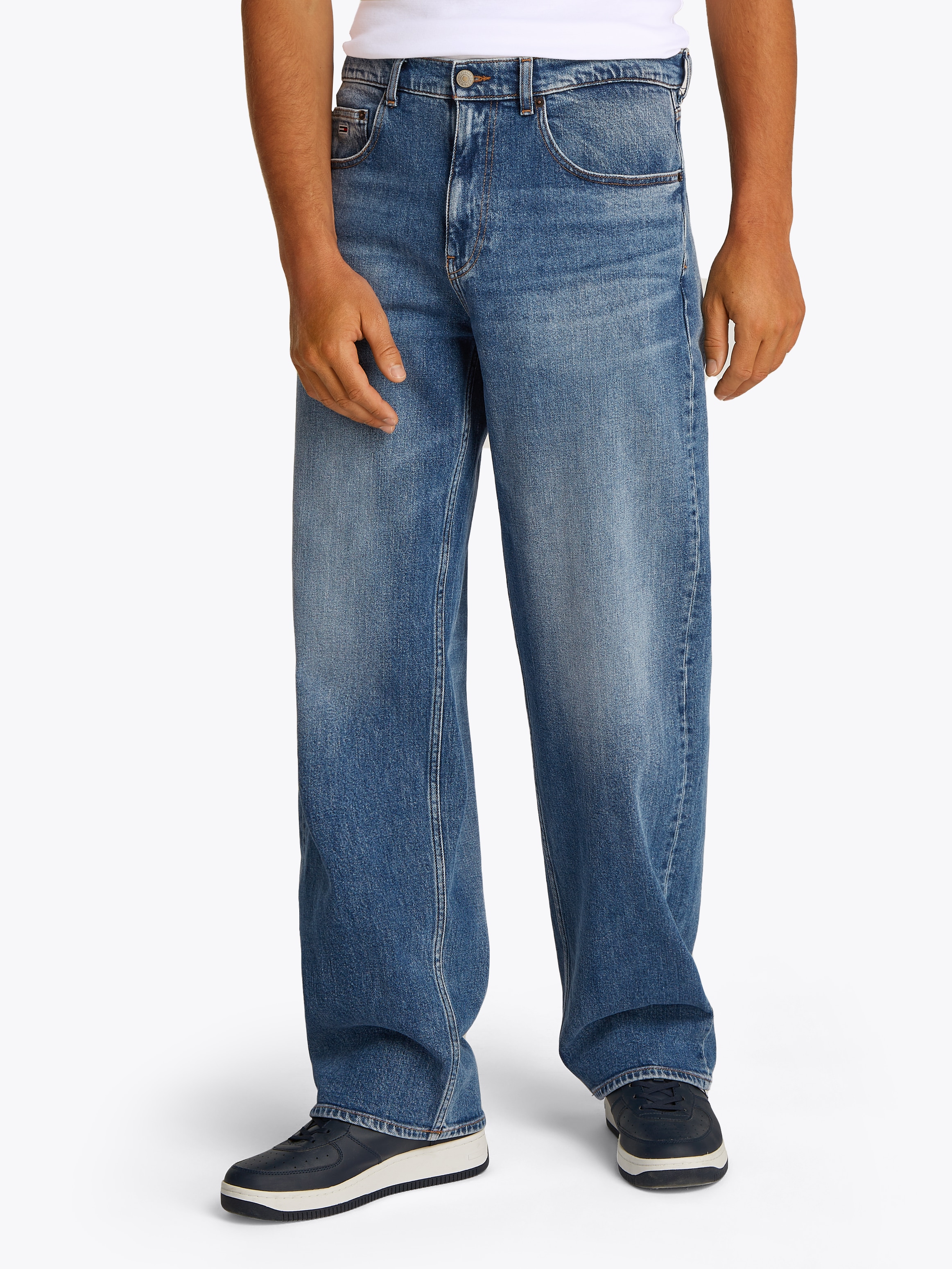 Tommy Jeans Loose-fit-Jeans »Jamie Loose Straight«, in blauer Waschung