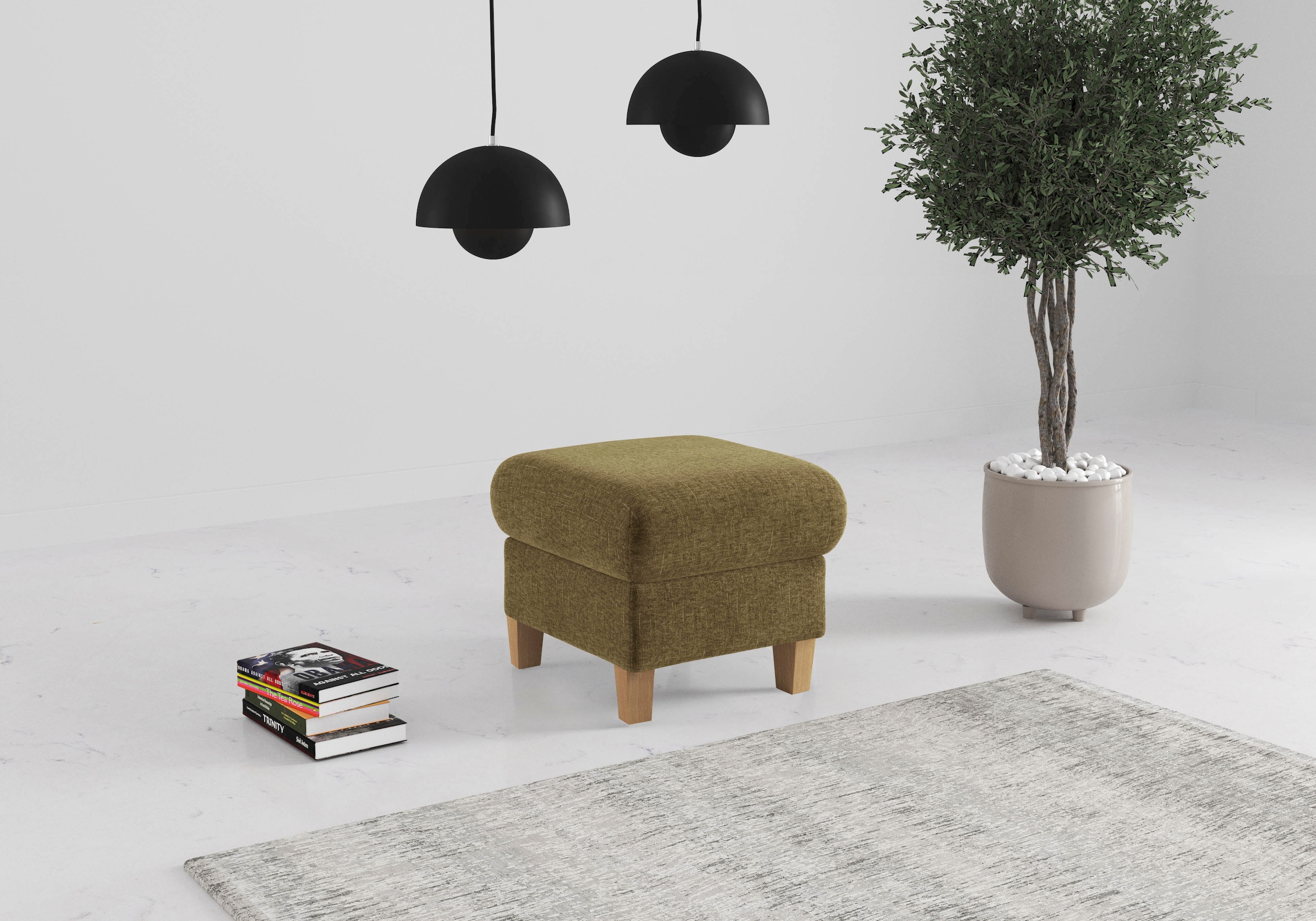 OTTO home Polsterhocker "Glendale" mit Stauraum