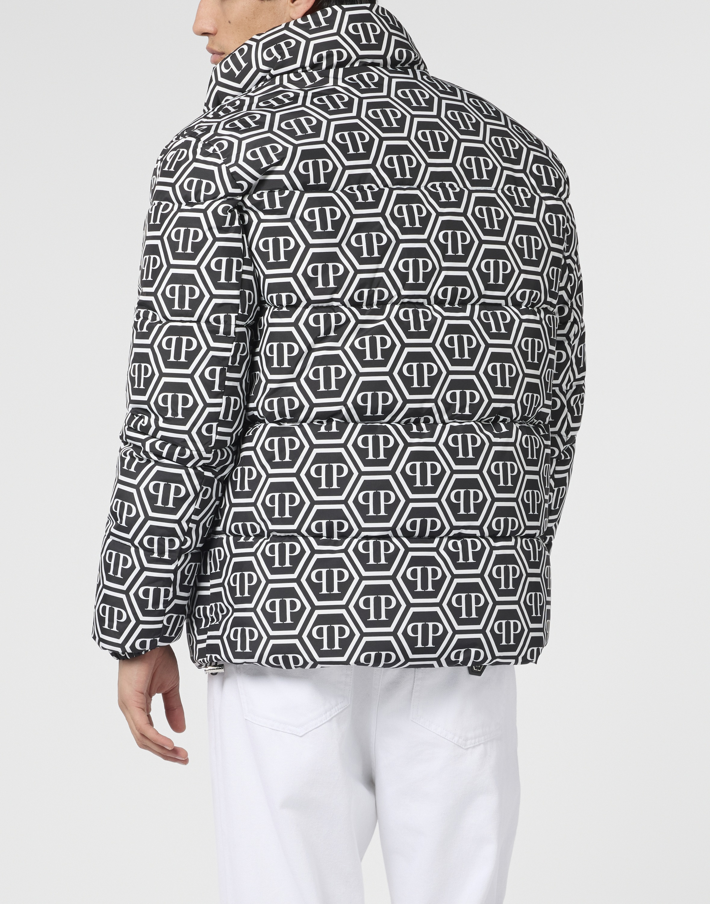 PHILIPP PLEIN Daunenjacke "Nylon Puffer Jacket Monogram" günstig online kaufen