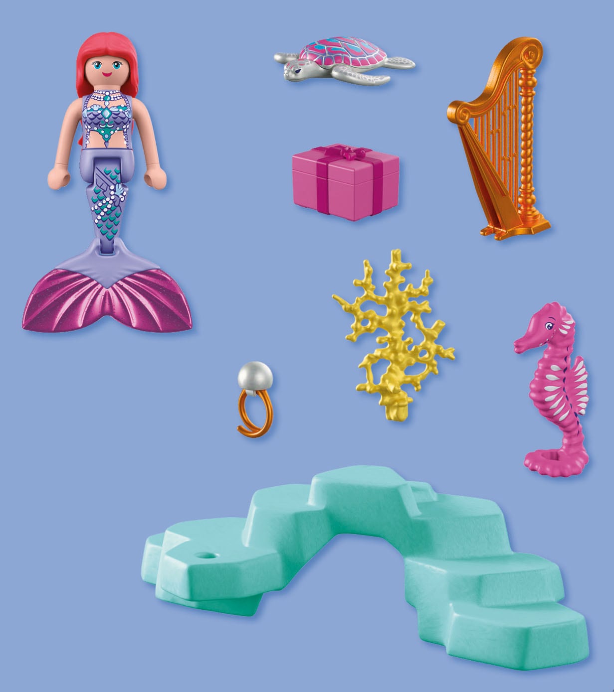 Playmobil® Konstruktions-Spielset »Meerjungfrau mit Geschenk (72107), Fantasy & Magic«
