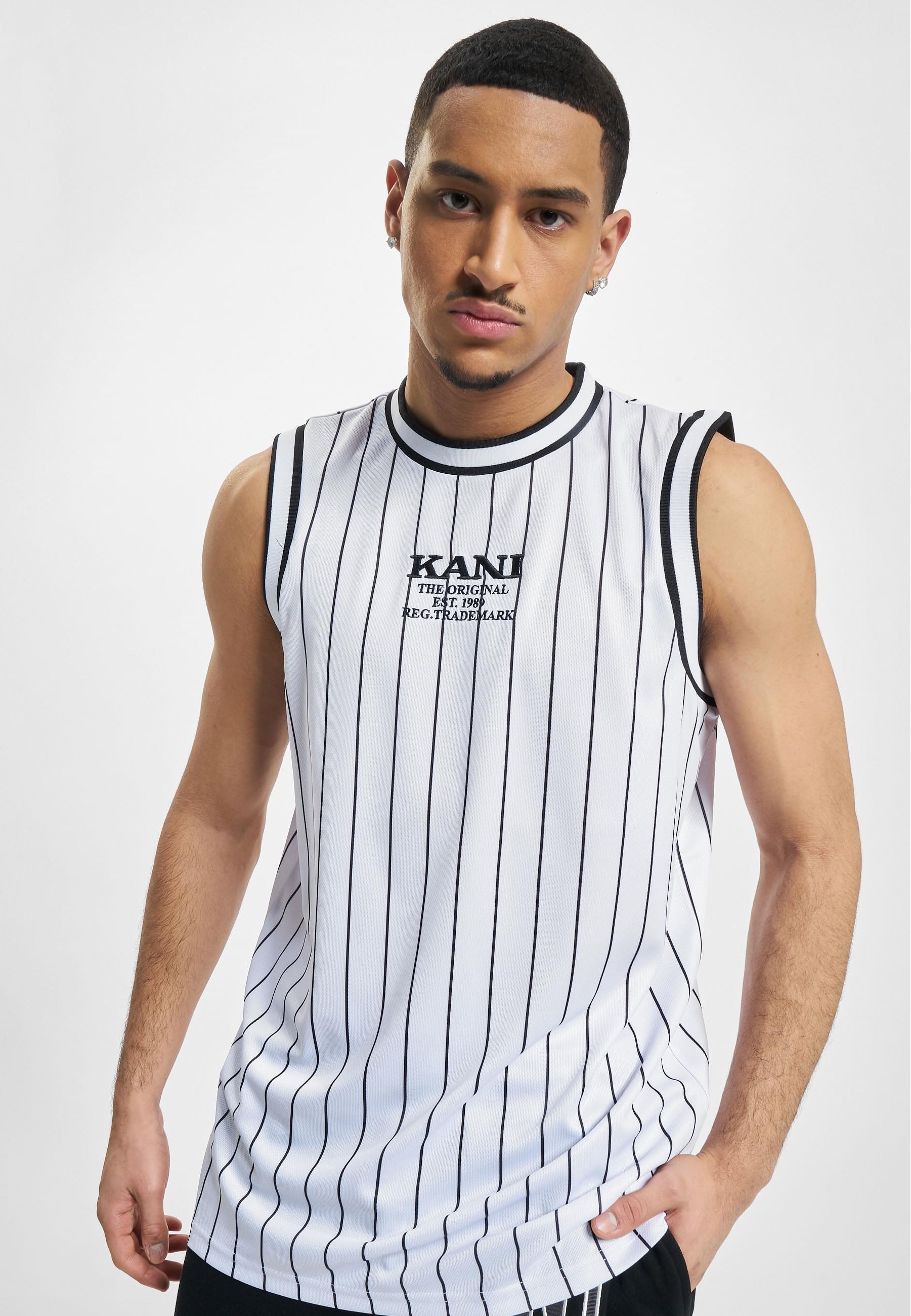 Karl Kani Tanktop »Karl Kani Herren KM232-001-3 KK Retro Pinstripes Basketball Tank«, (1 tlg.)