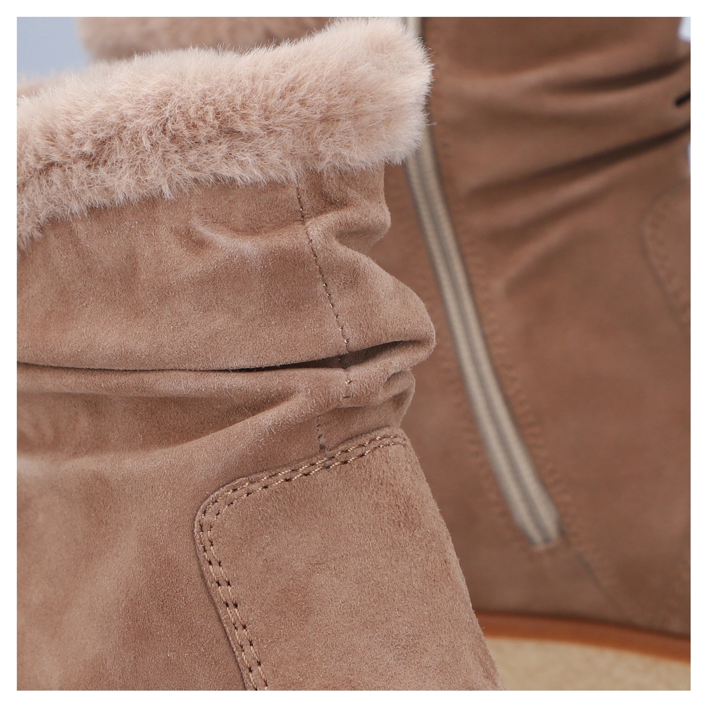 Rieker Winterboots, Stiefelette, slouchy Schaft, mit Innenreißverschluss