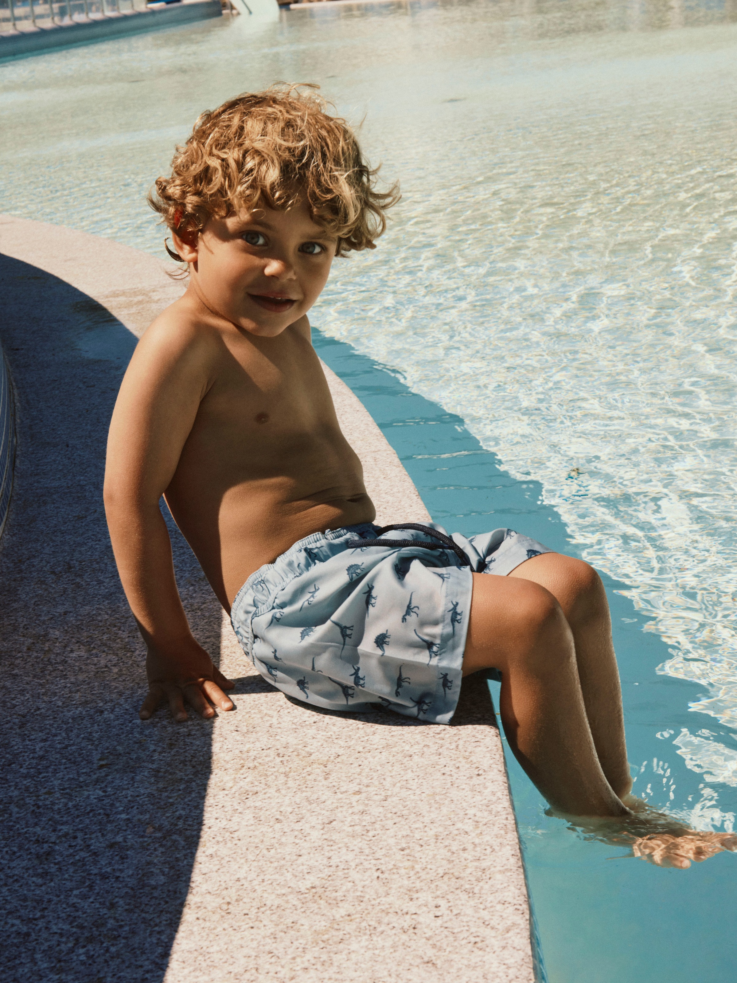 Name It Nmmzune Badehose Blue Fog Größe 128 3